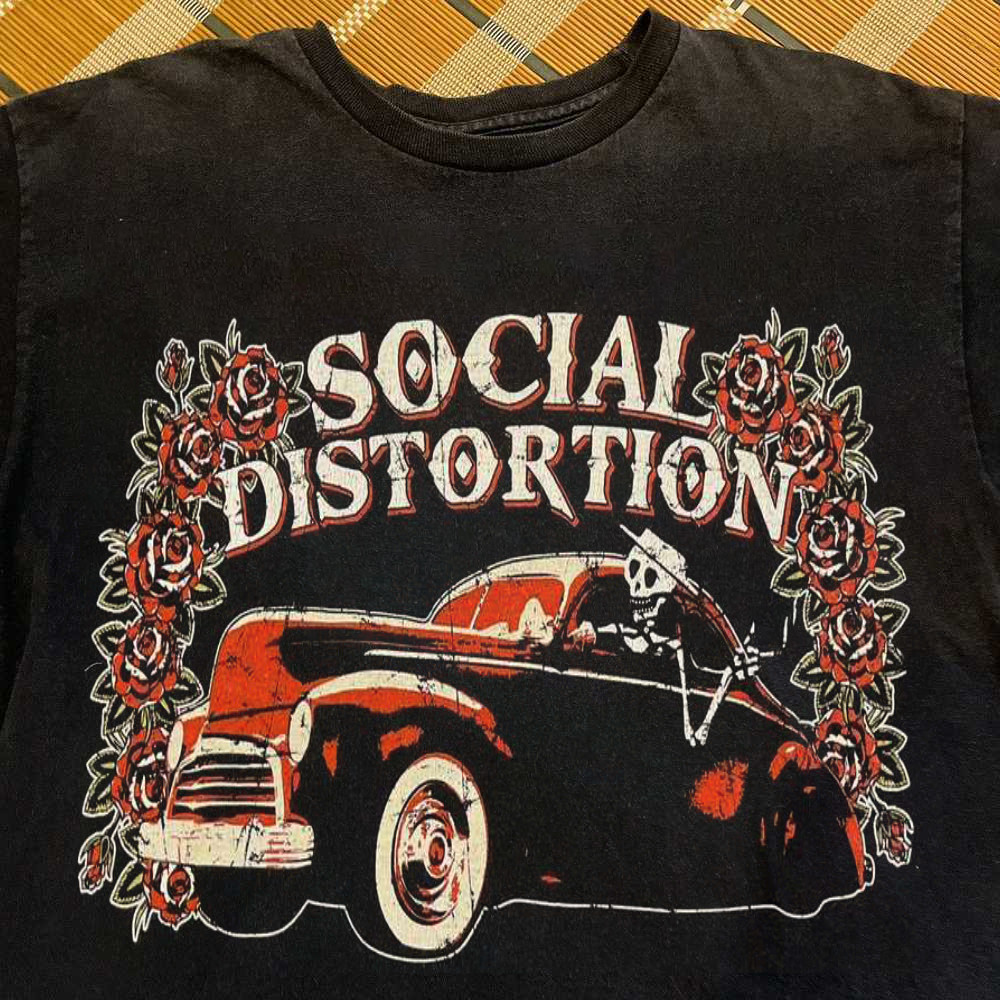 Social Distortion 1990s Punk Rock T-shirt S to 5XL NZ823