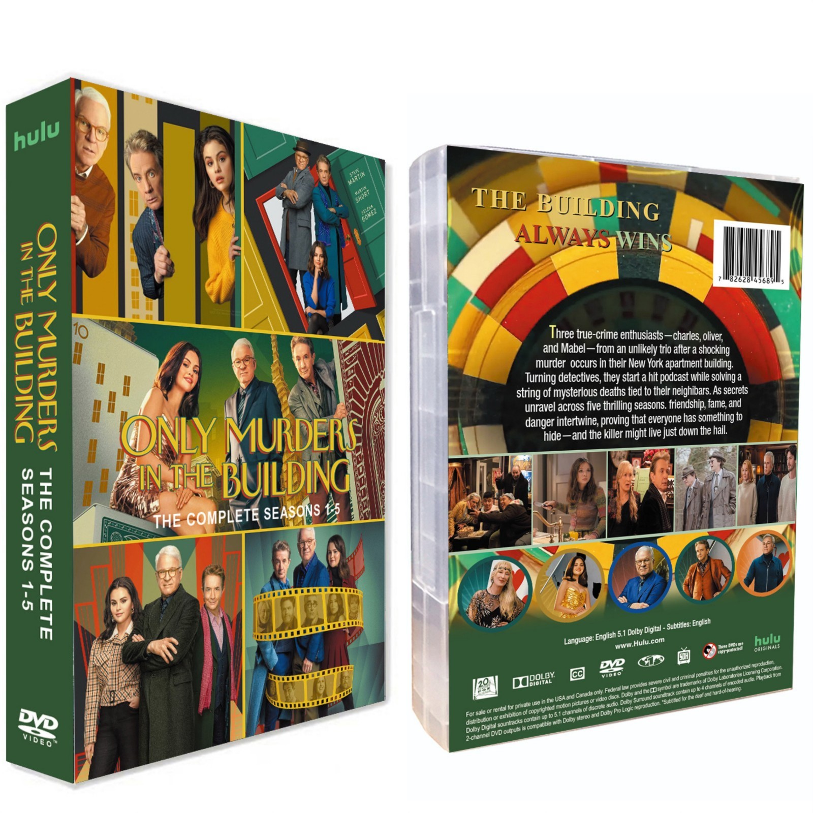 Only Murders &in the building Seasons (1-5) Region 1 