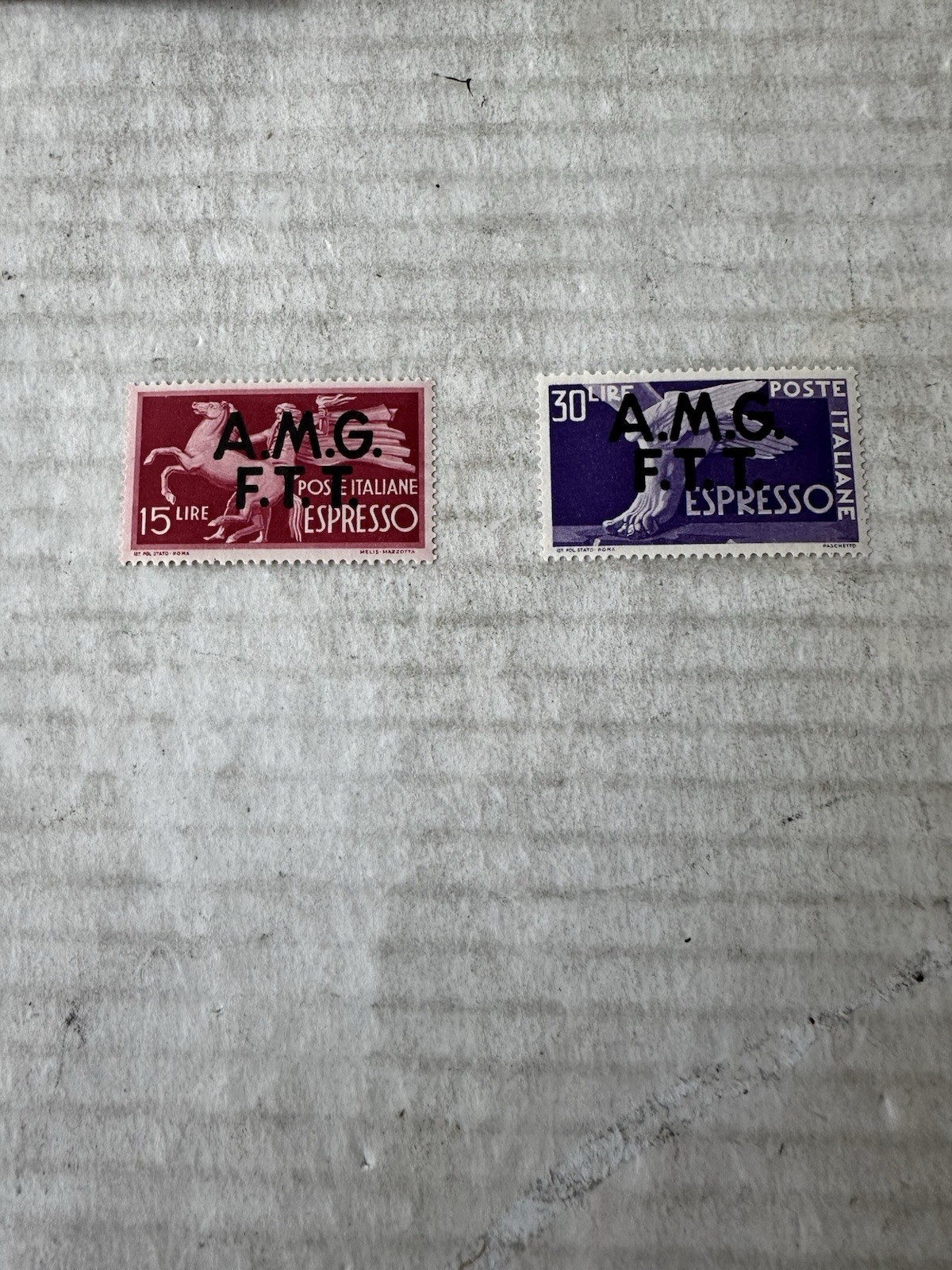 Italy - Trieste A, E1-E3 1947 Special Delivery Mint NH Set Of 2 Stamps
