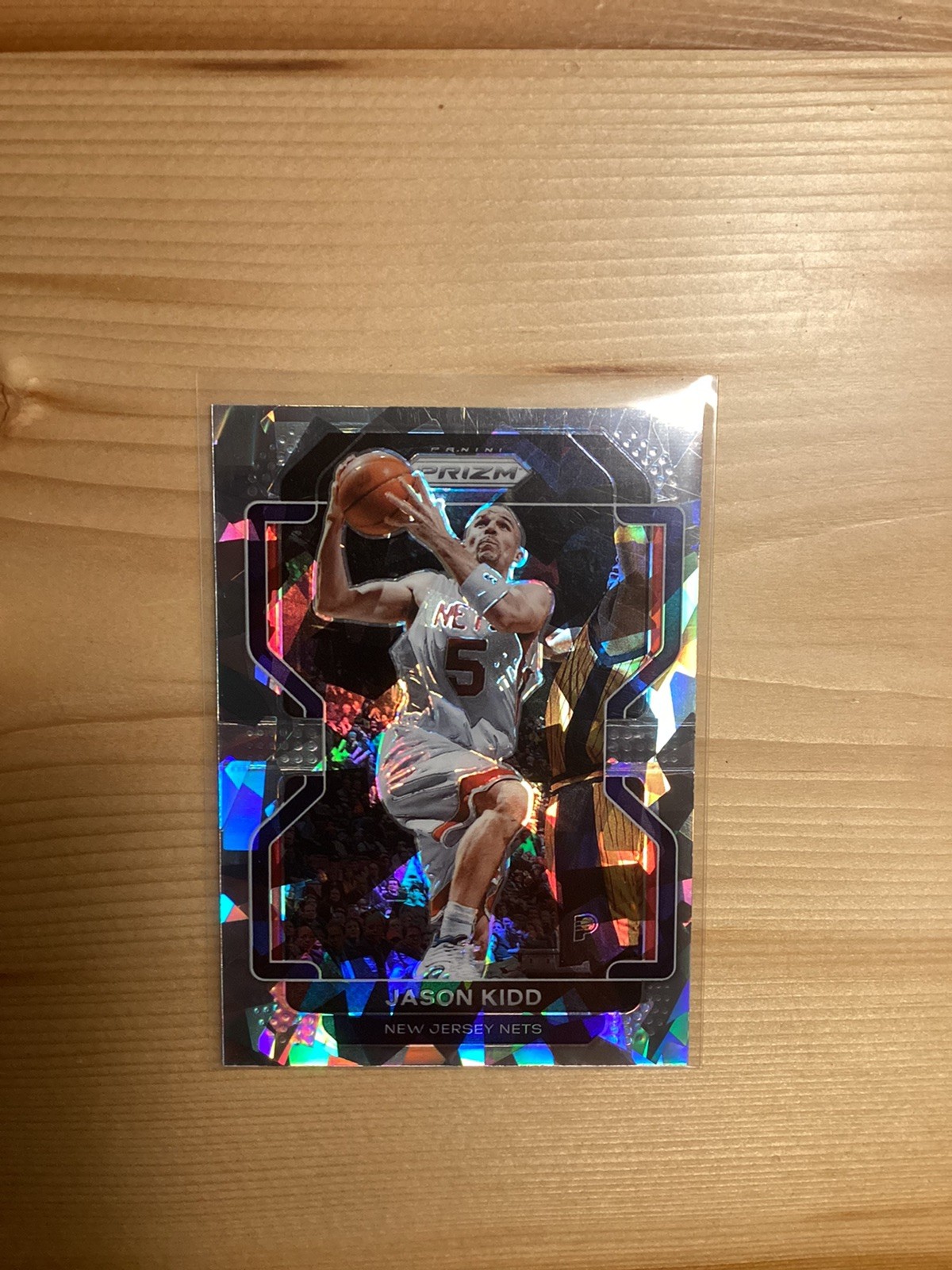 Jason Kidd 2021-22 Panini Prizm Silver Cracked Ice #244