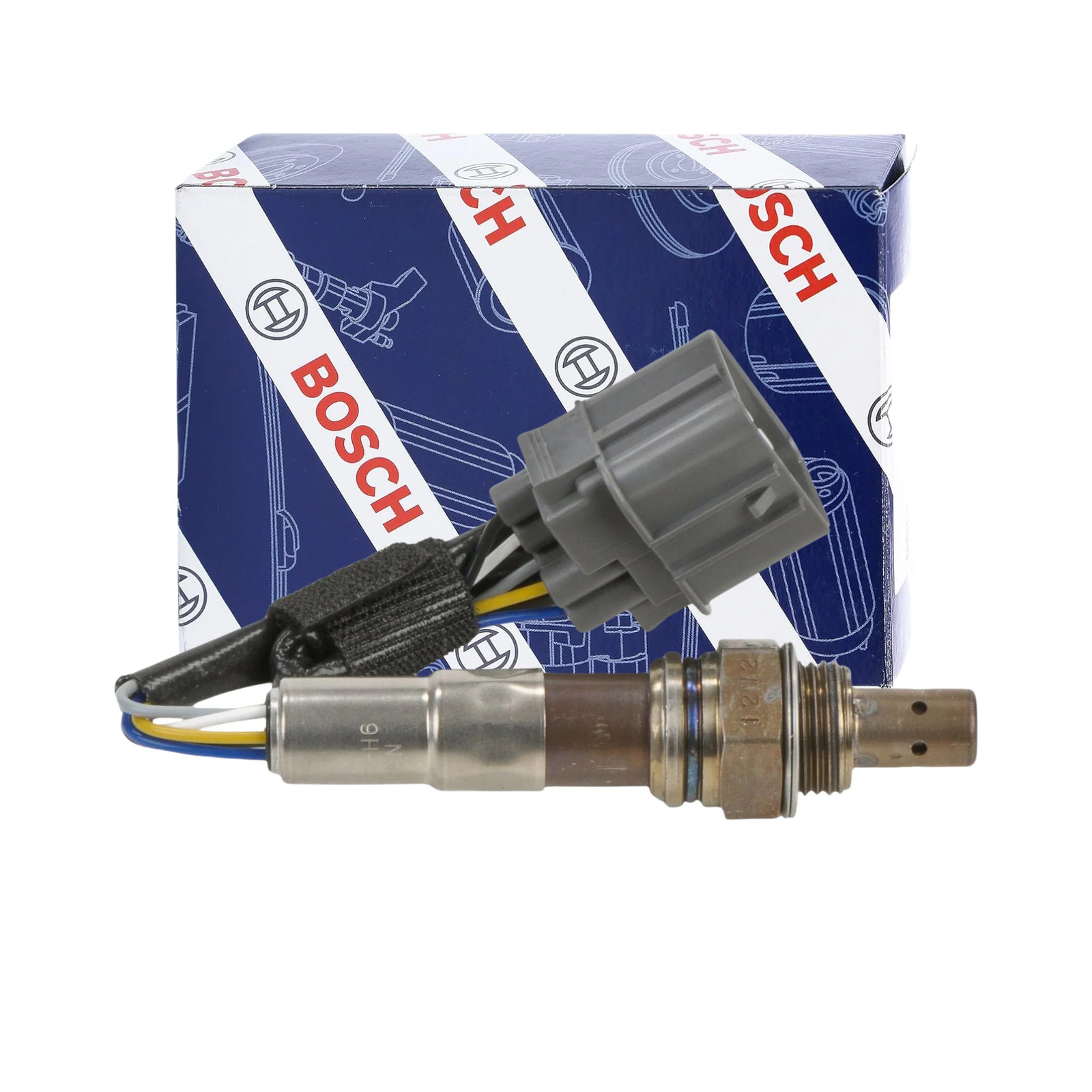 Front Premium Air Fuel Ratio Sensor Bosch (15401) compatible with Honda Acura