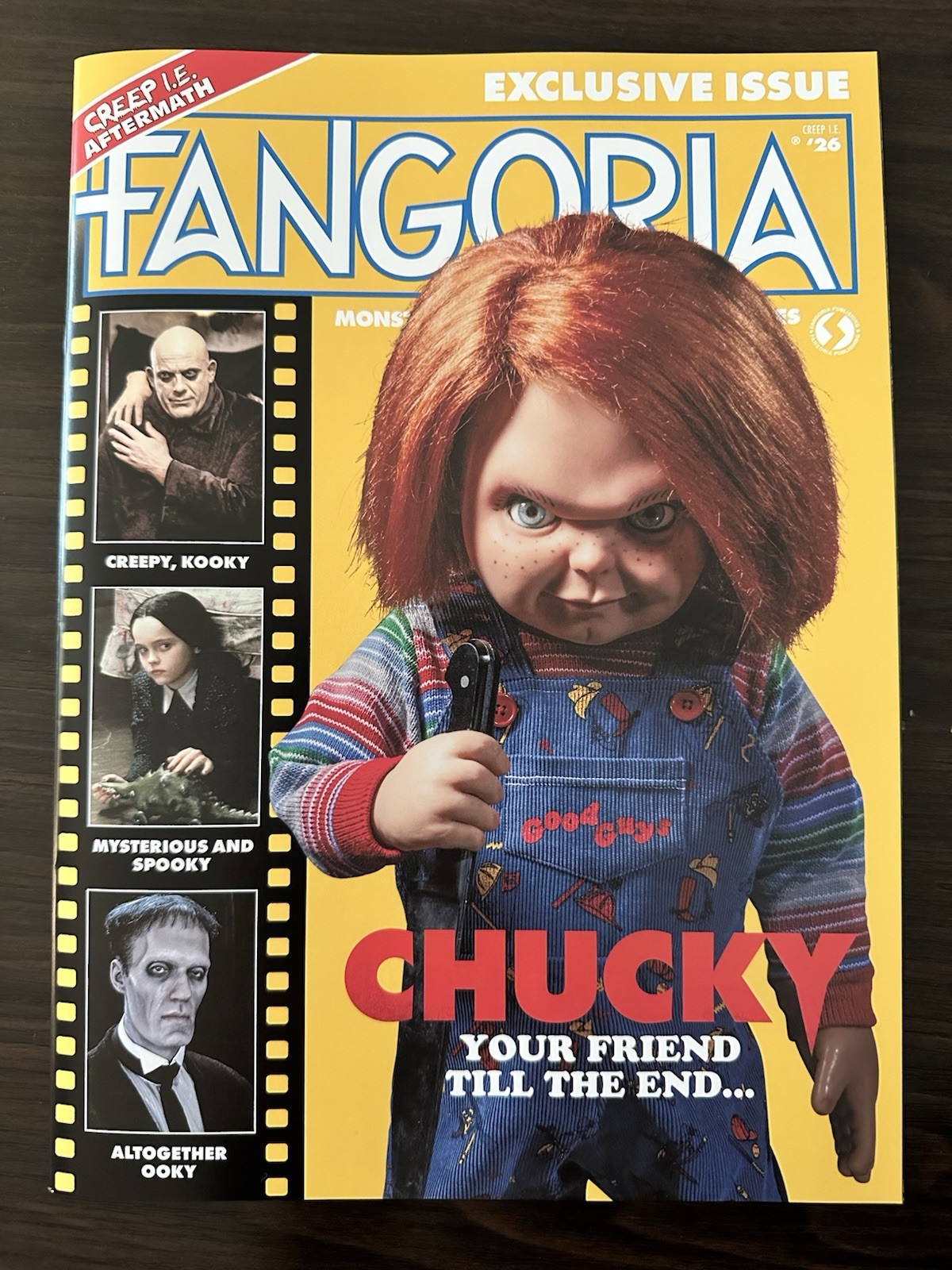 Fangoria #26 CreepIE Aftermath Magazine 2026 Exclusive Chucky CVR LTD Edition Fangoria #26 CreepIE Aftermath Magazine 2026 Exclusive Chucky CVR LTD Edition