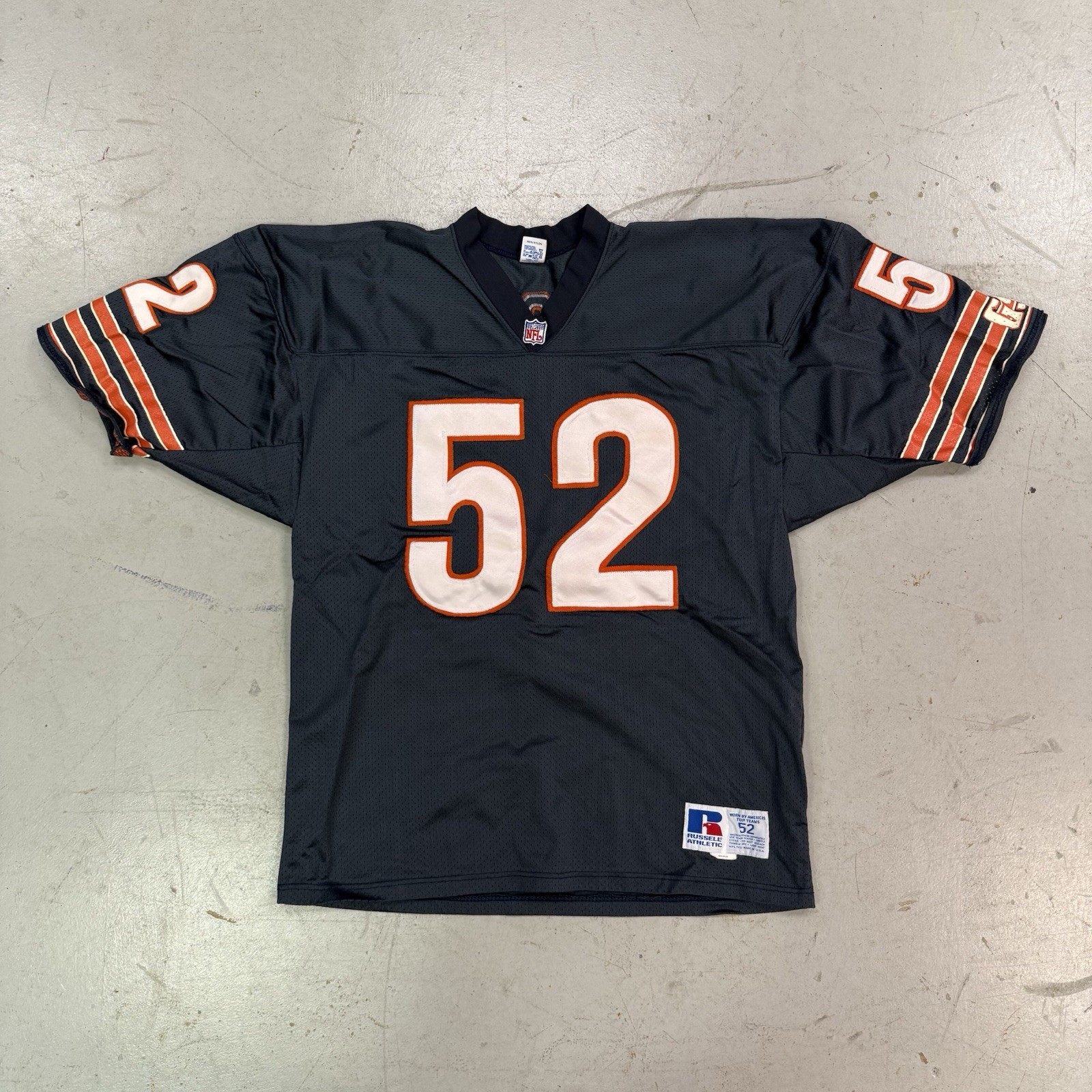 Vintage Bryan Cox 52 Chicago Bears Russell Athletic Jersey - Men’s Size 52