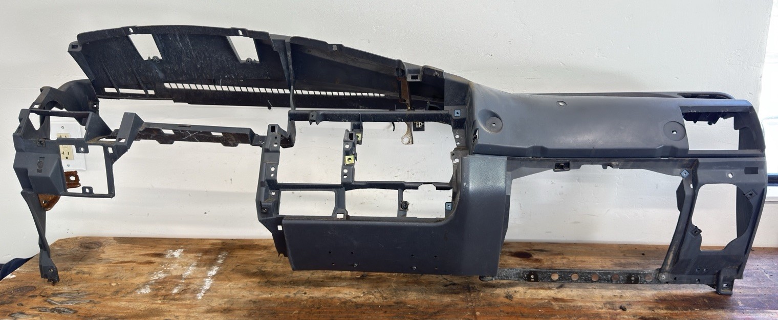1991-1997 Toyota Land Cruiser Dash Dashboard Bare Frame Panel Gray OEM