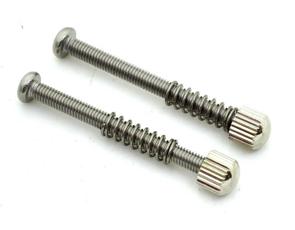Dropout adjuster screws set w/ springs and end caps a pair 30mm