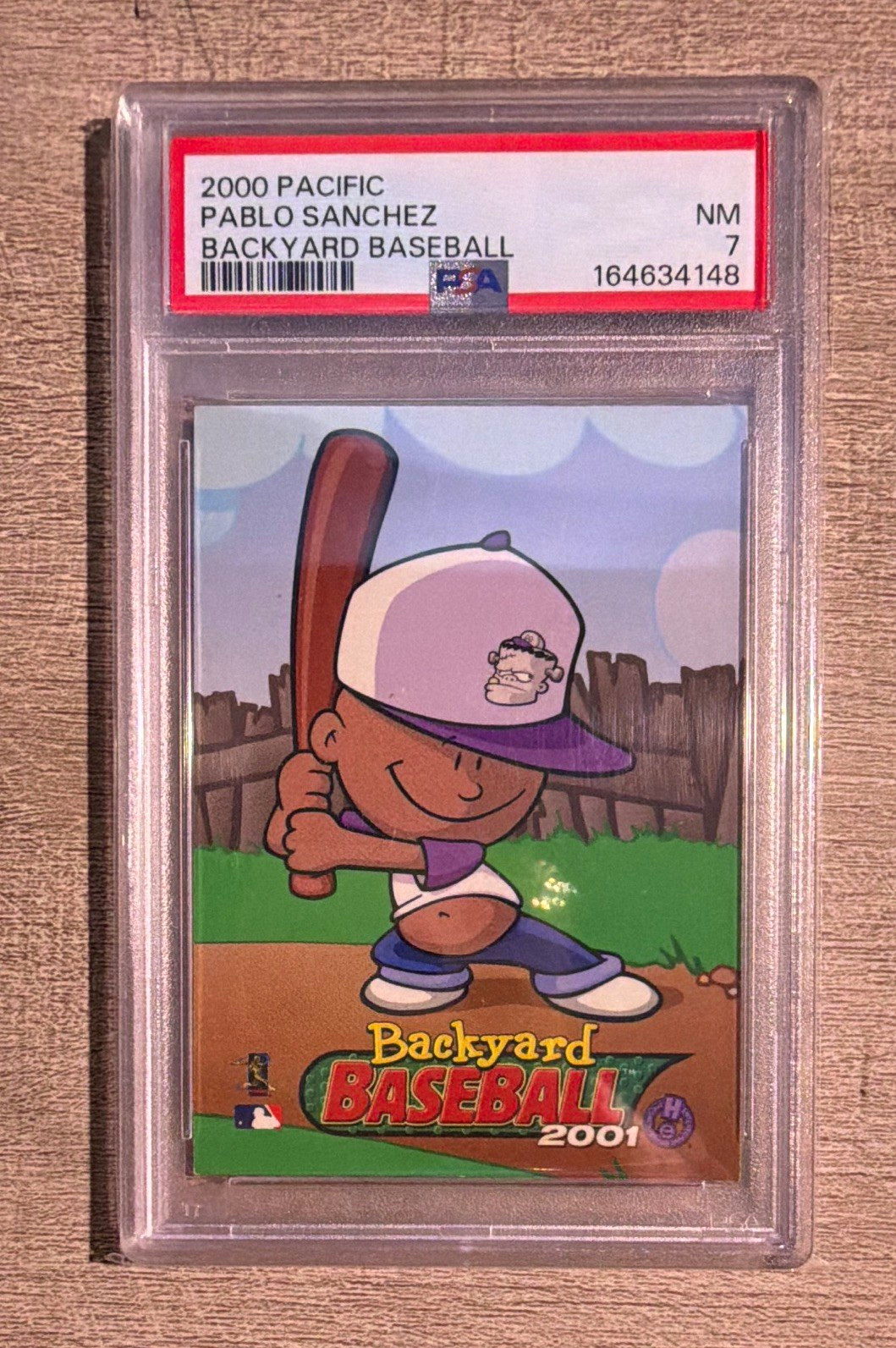 2000 Pacific Backyard Baseball 2001 Pablo Sanchez PSA 7 2000 Pacific Backyard Baseball 2001 Pablo Sanchez PSA 7