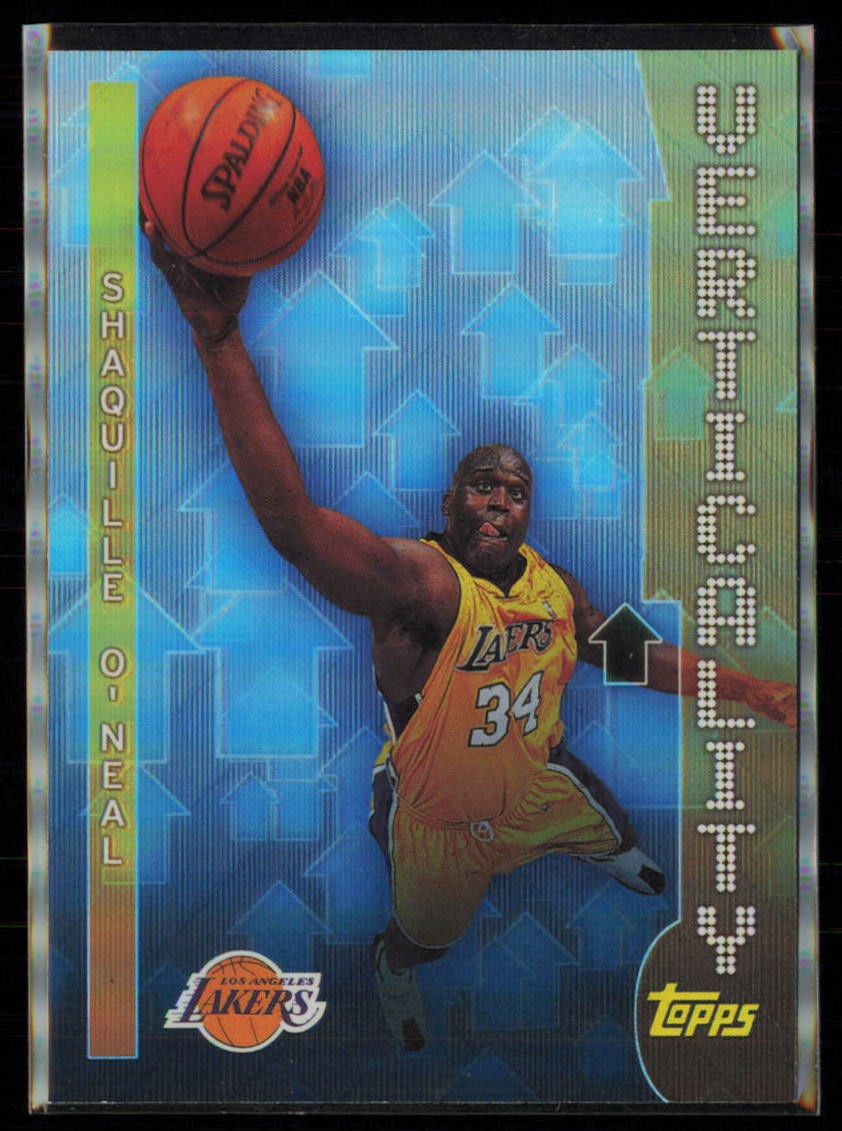 2002-03 Topps Shaquille O\'Neal Verticality #V14