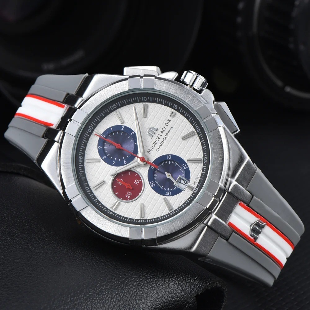 Maurice Lacroix Brand Watches for Mens Multifunction Chronograph WristWatch Gift Maurice Lacroix Brand Watches for Mens Multifunction Chronograph WristWatch Gift