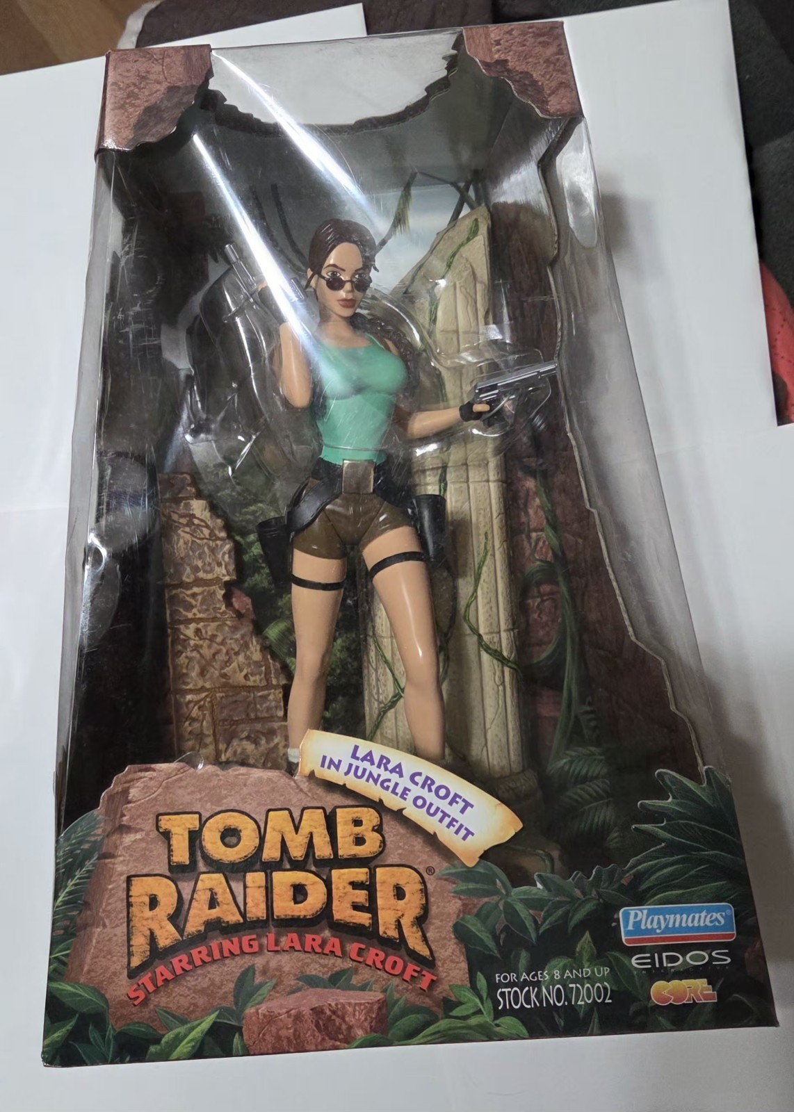 Lara Croft Jungle Outfit Playmates Tomb Raider Action Figure Display 72002 Lara Croft Jungle Outfit Playmates Tomb Raider Action Figure Display 72002