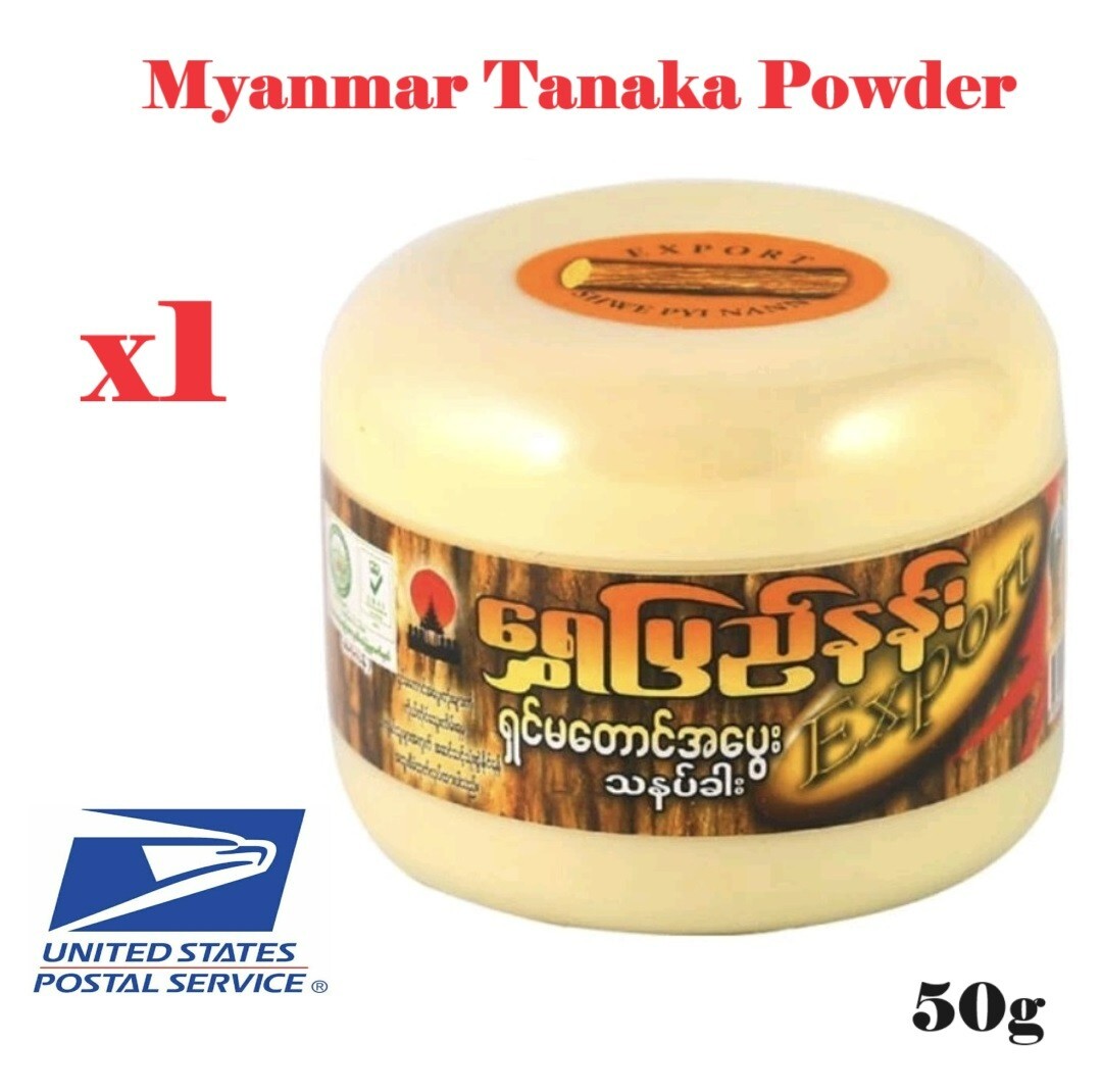 x1 Tanaka Powder Thanaka Face Natural Reduce Melasma Dark Anti Aging Skin MaskK7