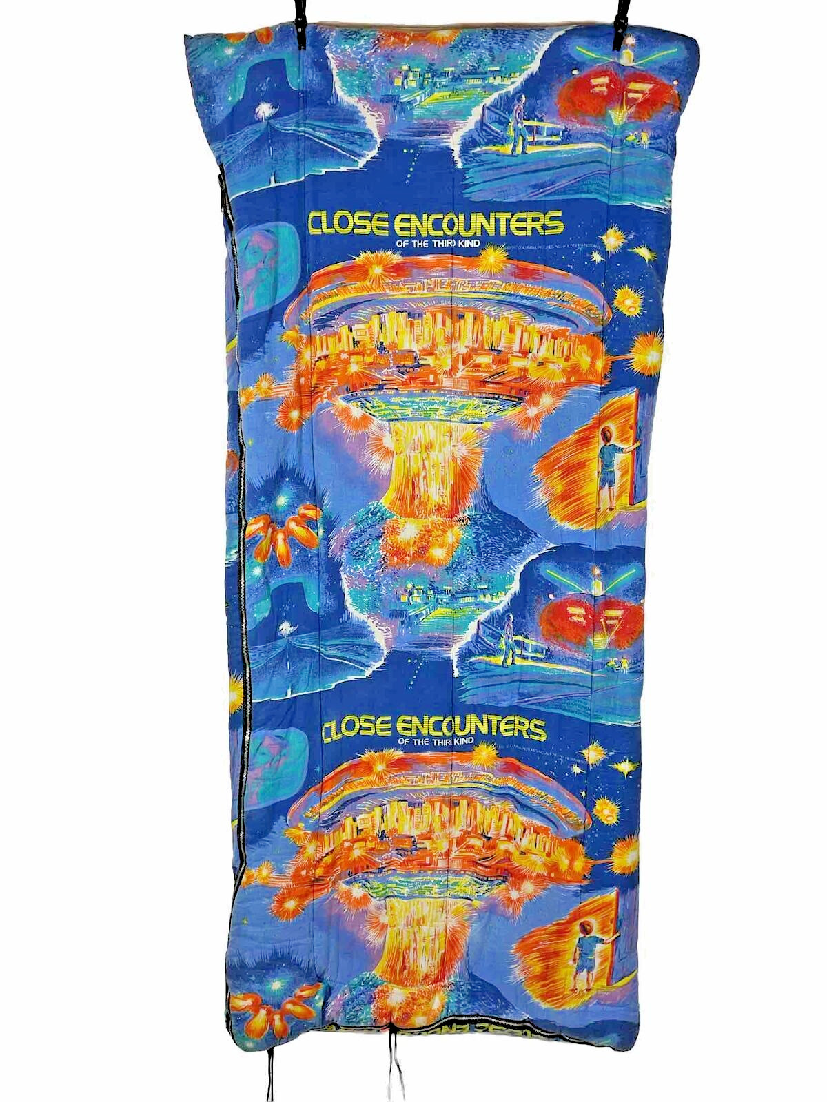 Vintage 1978 Close Encounters Of The Third Kind Sleeping Bag Adult HTF Bright