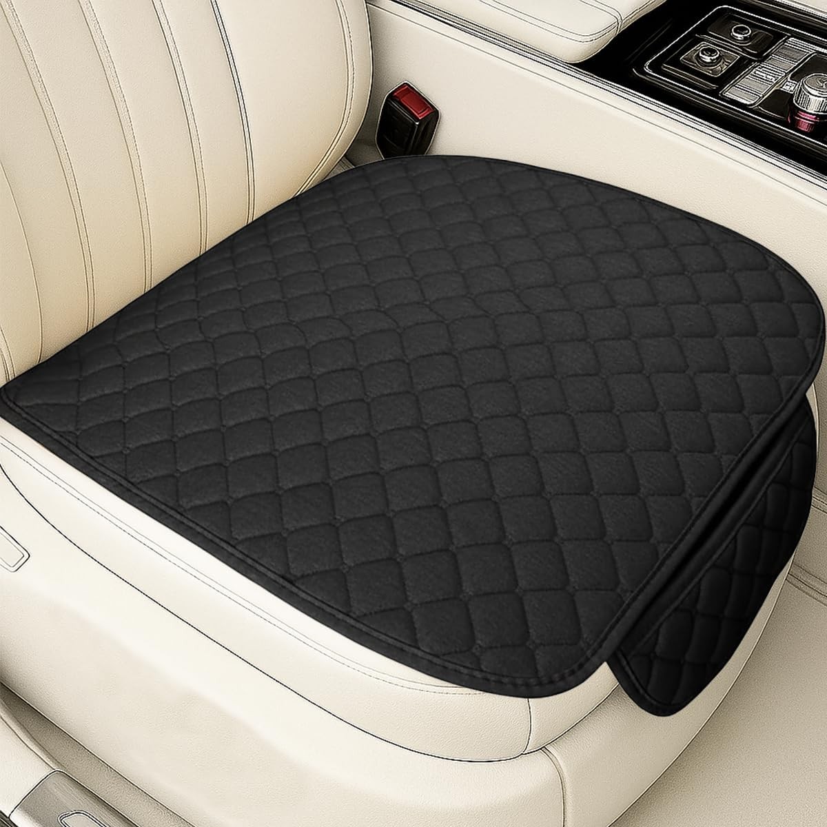 YoRise Car Seat Cover, Linen Breathable Seat Cushion with Pocket