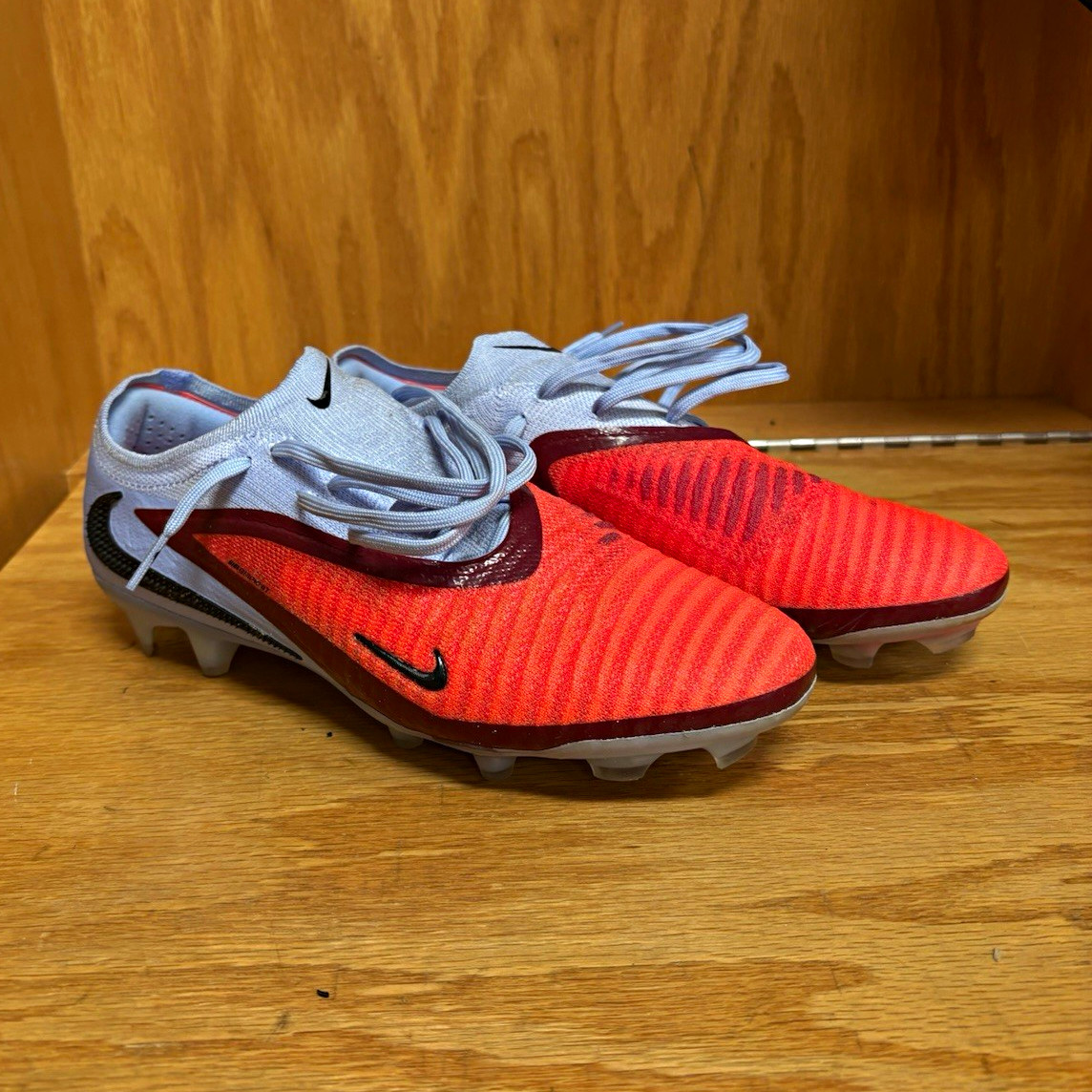 Nike Phantom Unisex Soccer Cleats US 8.5 Molded Studs Red/White/Black