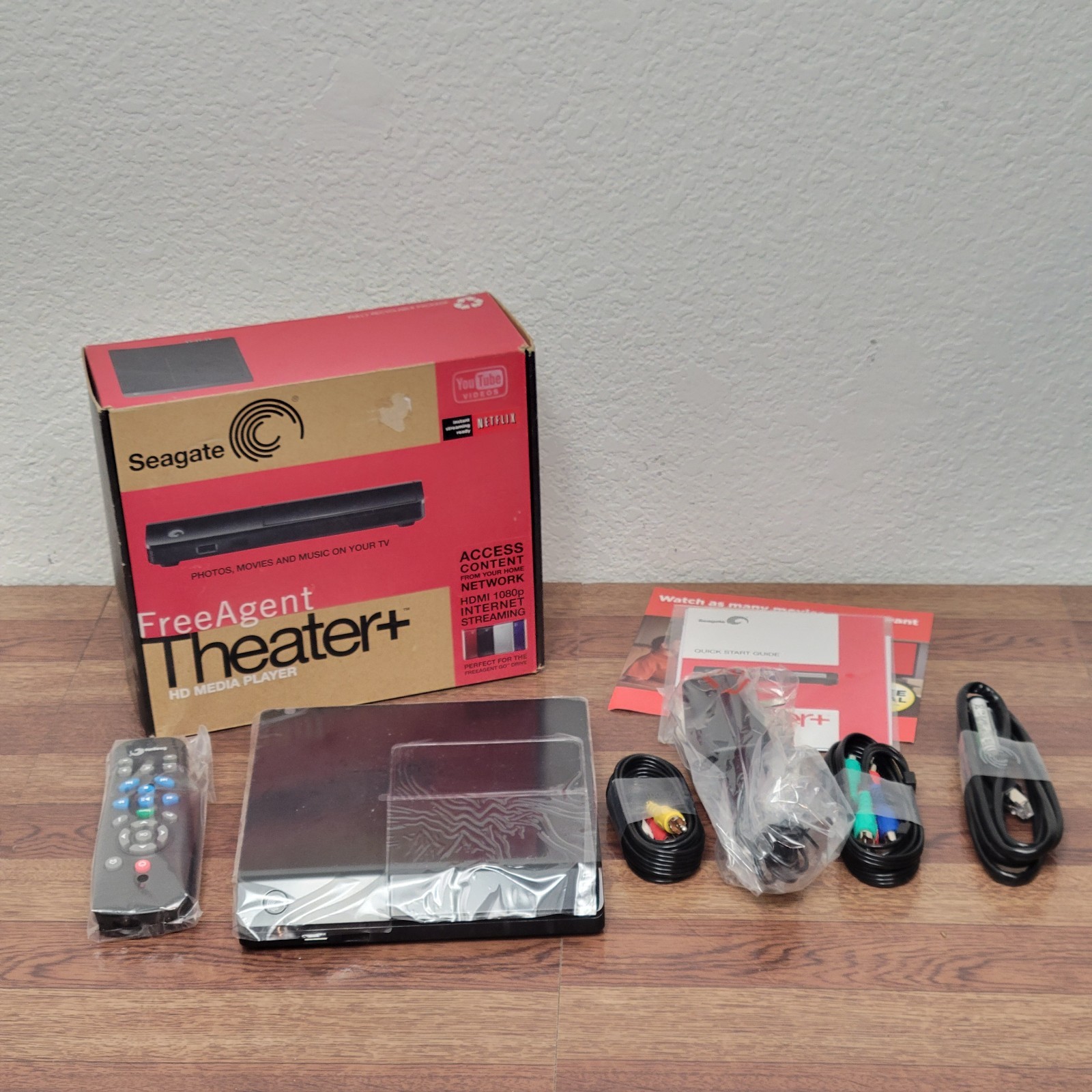 Seagate Free Agent Theater+ HD Media Player Streamer New in Open Box