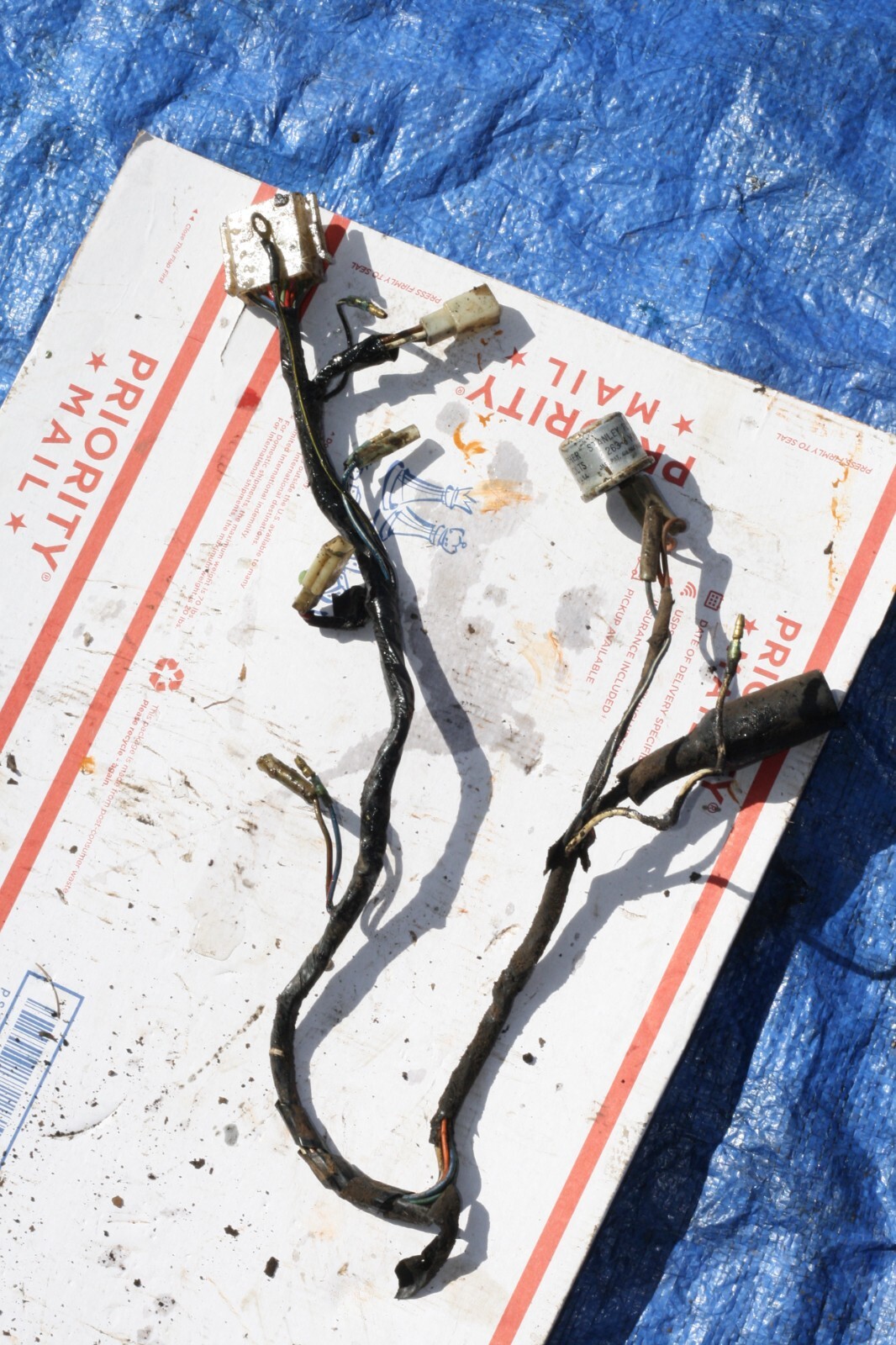 1975 KAWASAKI KE 175 OEM HALF WIRING HARNESS 1975 KAWASAKI KE 175 OEM HALF WIRING HARNESS