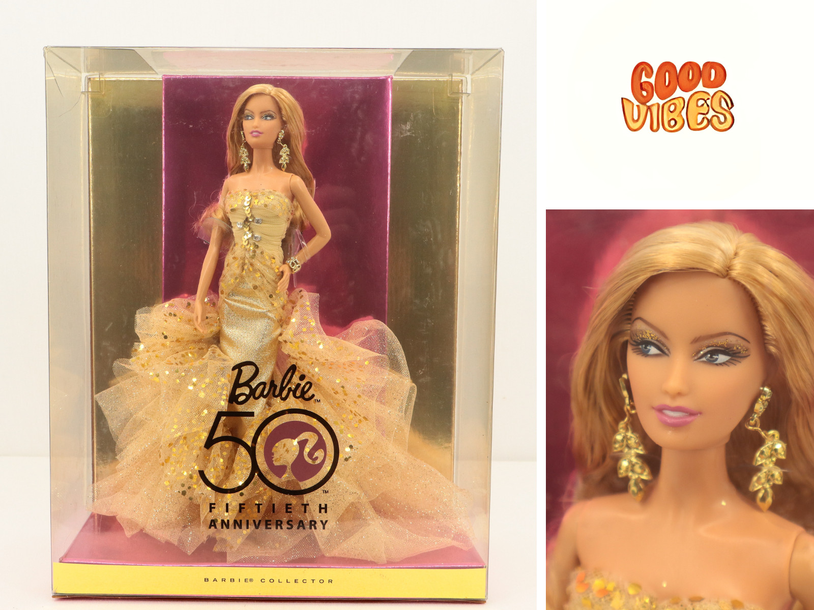 2009 Mattel Barbie 50th Anniversary N4981 NRFB Box Damage