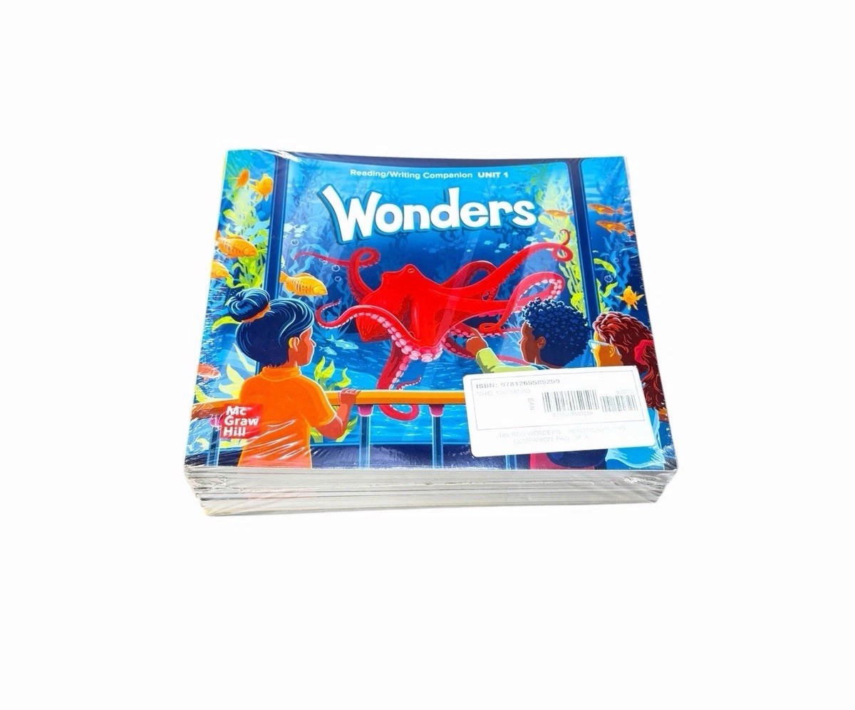 Wonders Grade K Reading/Writing Companion Books by McGraw Hill Unit 1-10 Set NEW