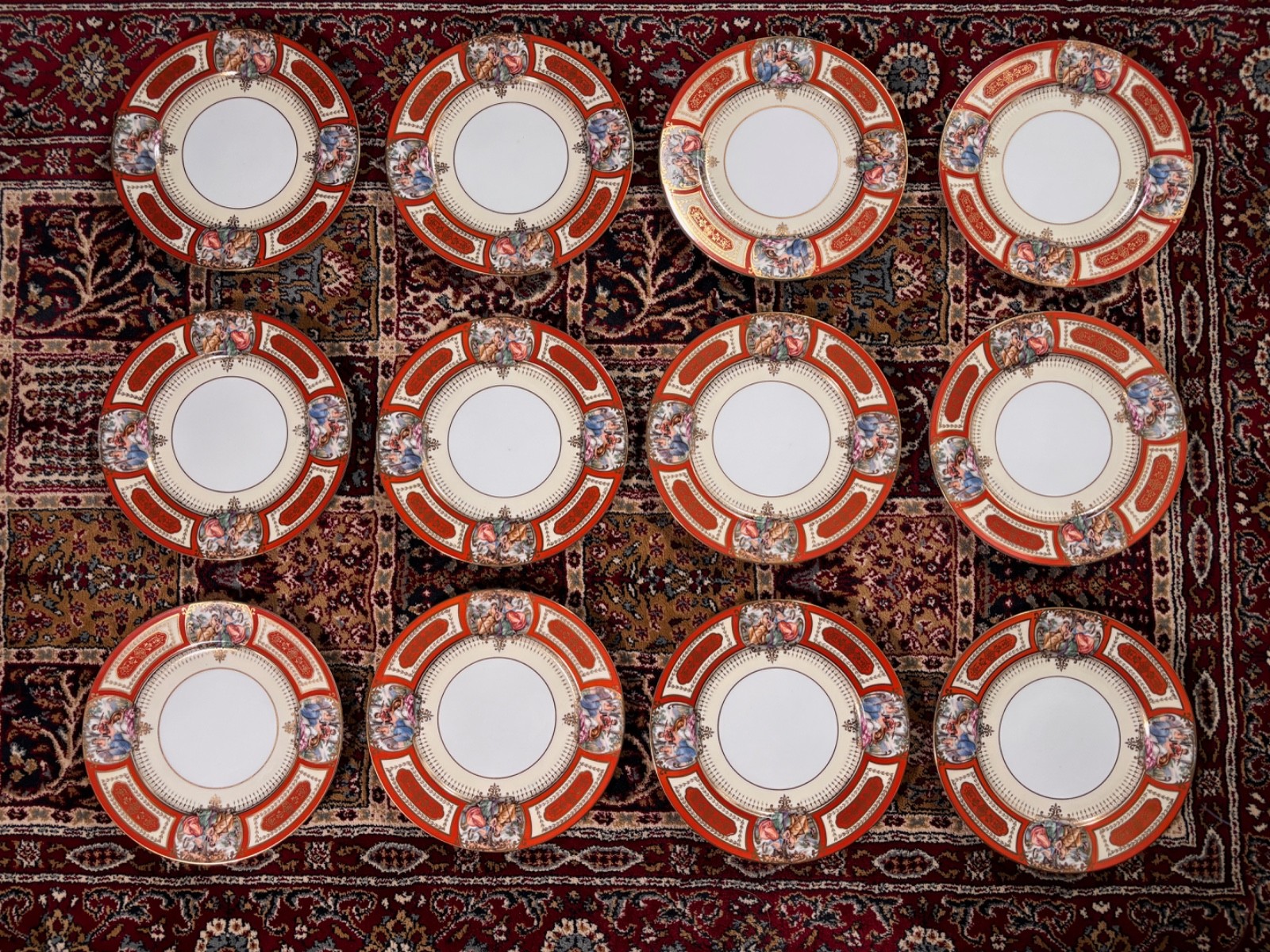 *INCREDIBLY RARE* Noritake Morimura Japan Dinner Plates (Set of 12)- 1921-1940 *INCREDIBLY RARE* Noritake Morimura Japan Dinner Plates (Set of 12)- 1921-1940