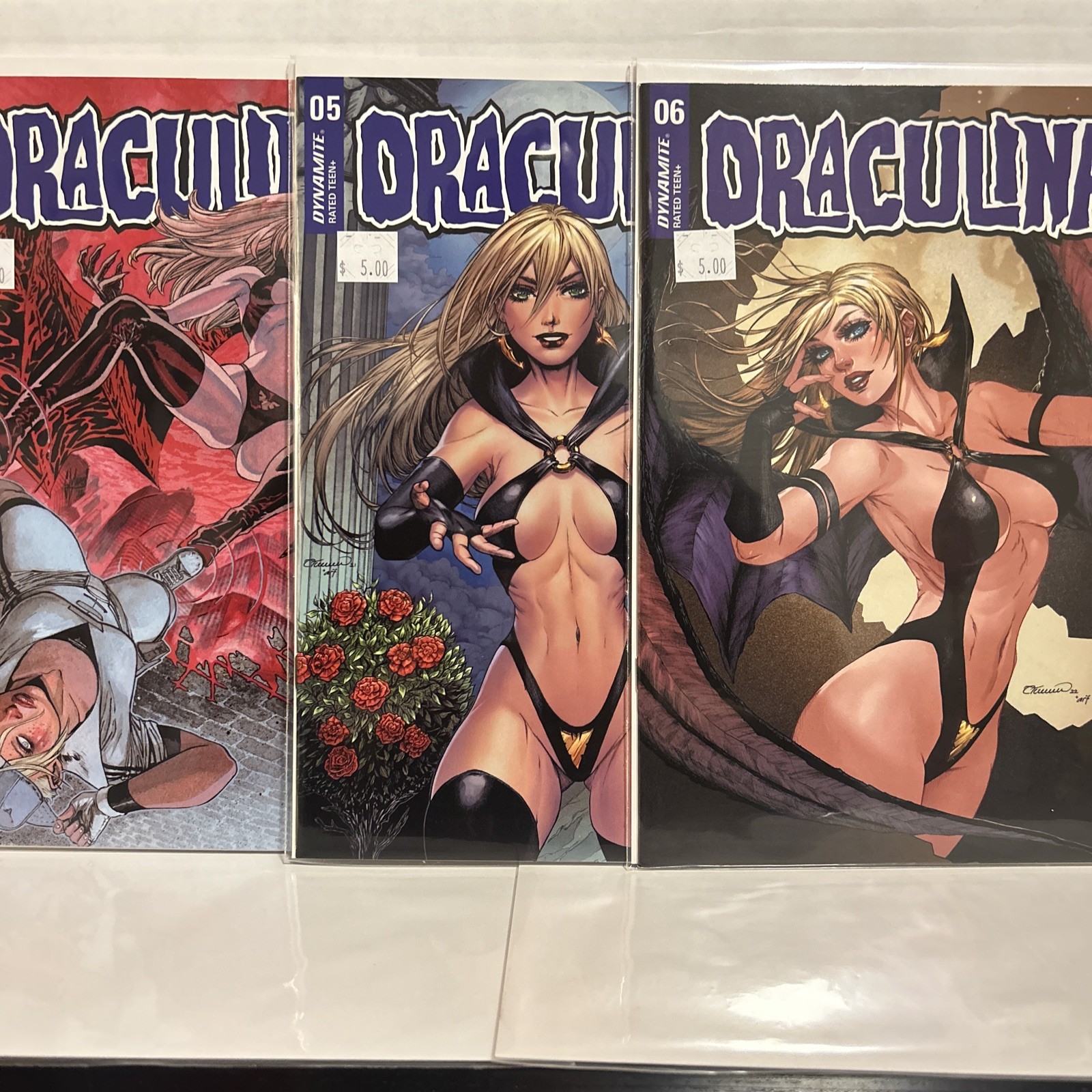 Draculina #4-6 set of 3 books - Collette Turner Covers (Dynamite 2022)