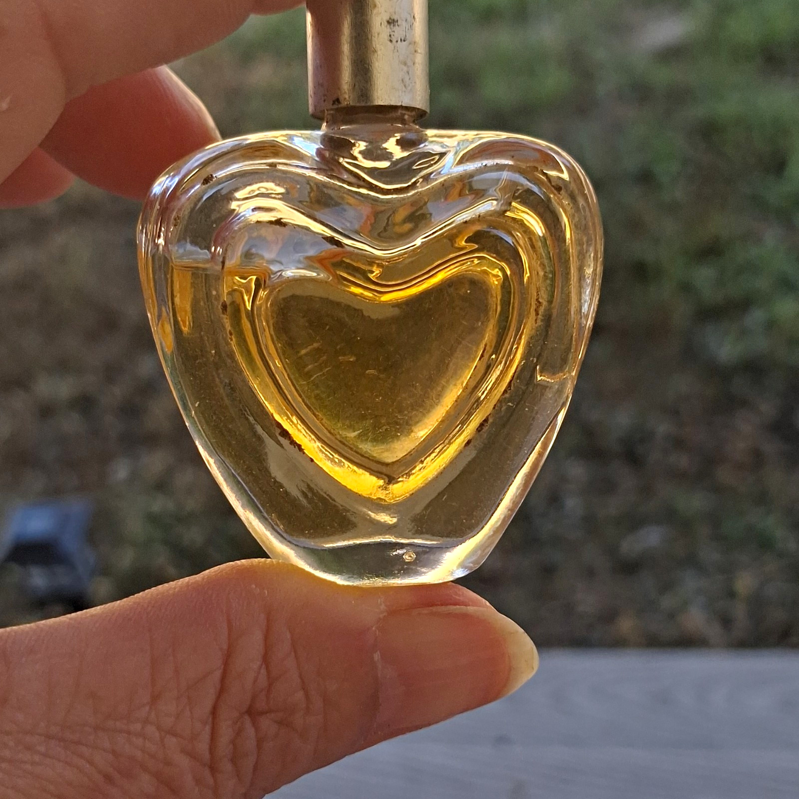 Heart-Shaped Glass  Miniature Escada By Margaretha Ley. Eau De Parfume Splash