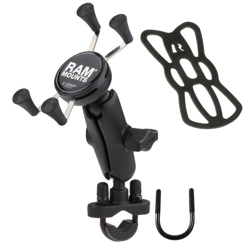 RAM-B-149Z-UN7U Ram Mounts X-Grip Universal Handlebar Rail Mount w/ U-Bolt