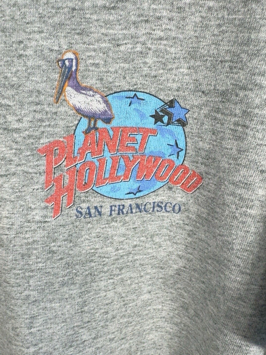 Vintage Planet Hollywood San Francisco Planet 2000 Gray Graphic T Shirt