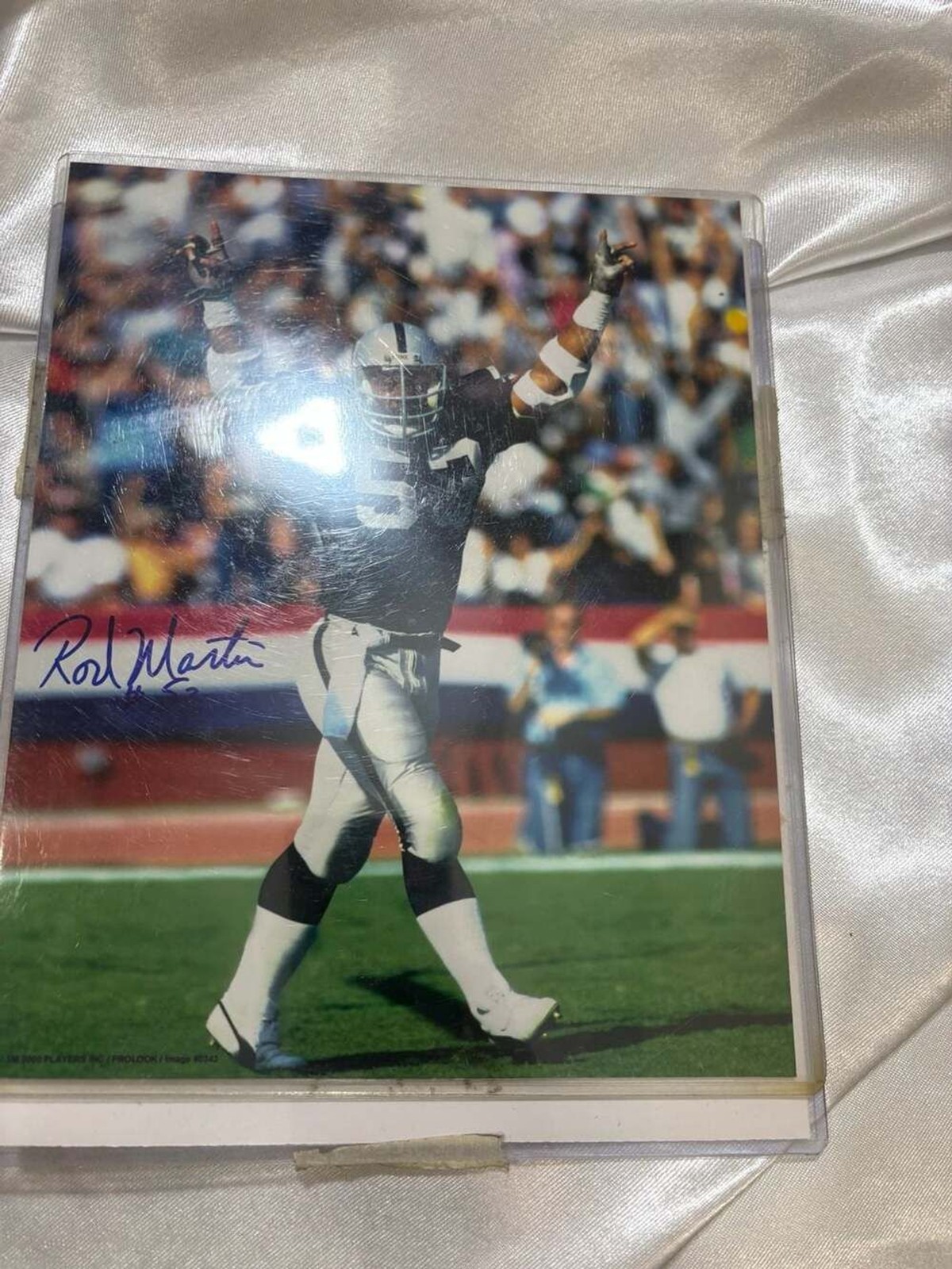 Rod Martin Autographed 8x10 Oakland Raiders Photo with COA