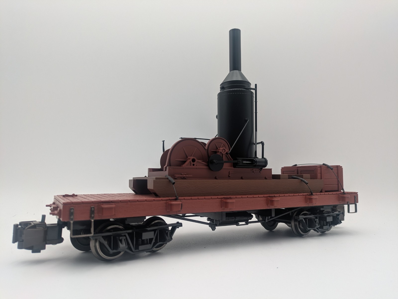 G scale Bachmann Big haulers Log Skidder with car