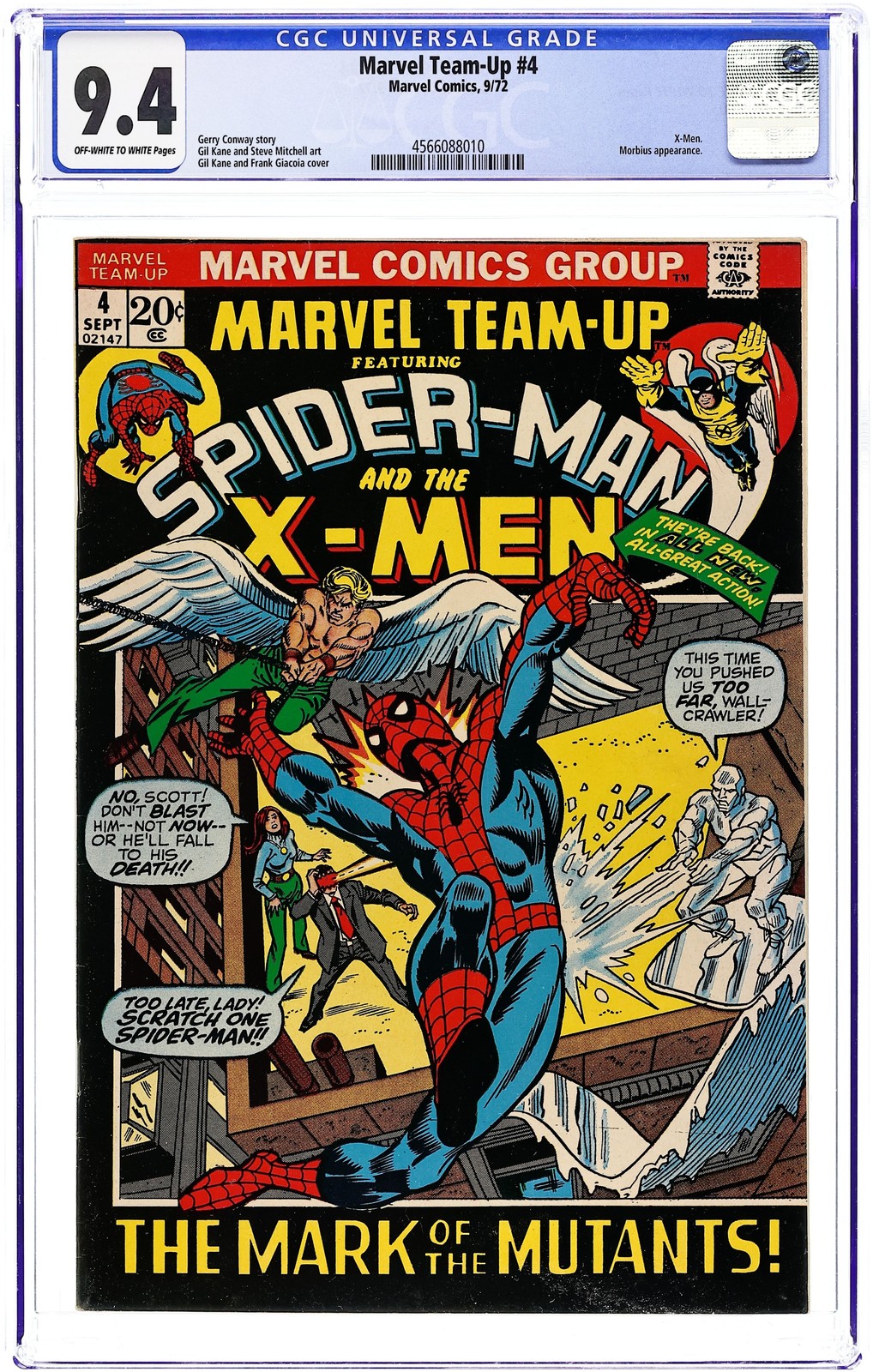 Marvel Team-Up #4 CGC 9.4 1972 4566088010