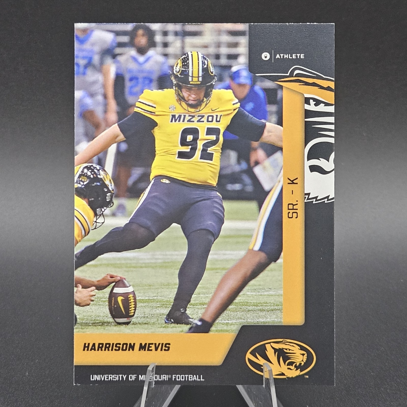 Harrison Mevis 2023 Onit Athlete Missouri Tigers Rookie Card - Rams Kicker RC