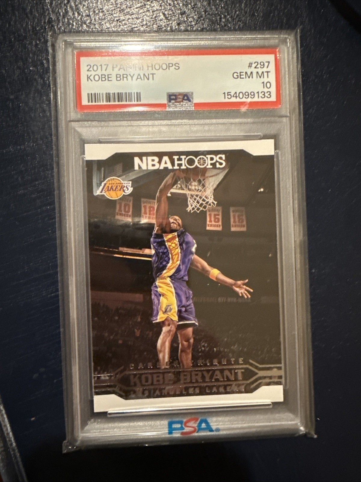 2017-18 Panini NBA Hoops - Kobe Bryant Career Tribute #297 PSA 10Mint 