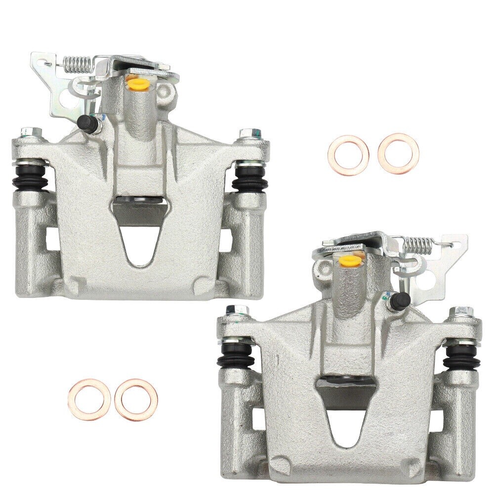 2x Rear Left & Right Brake Calipers w/ Braket for Jaguar X-Type 2002 2003-2005