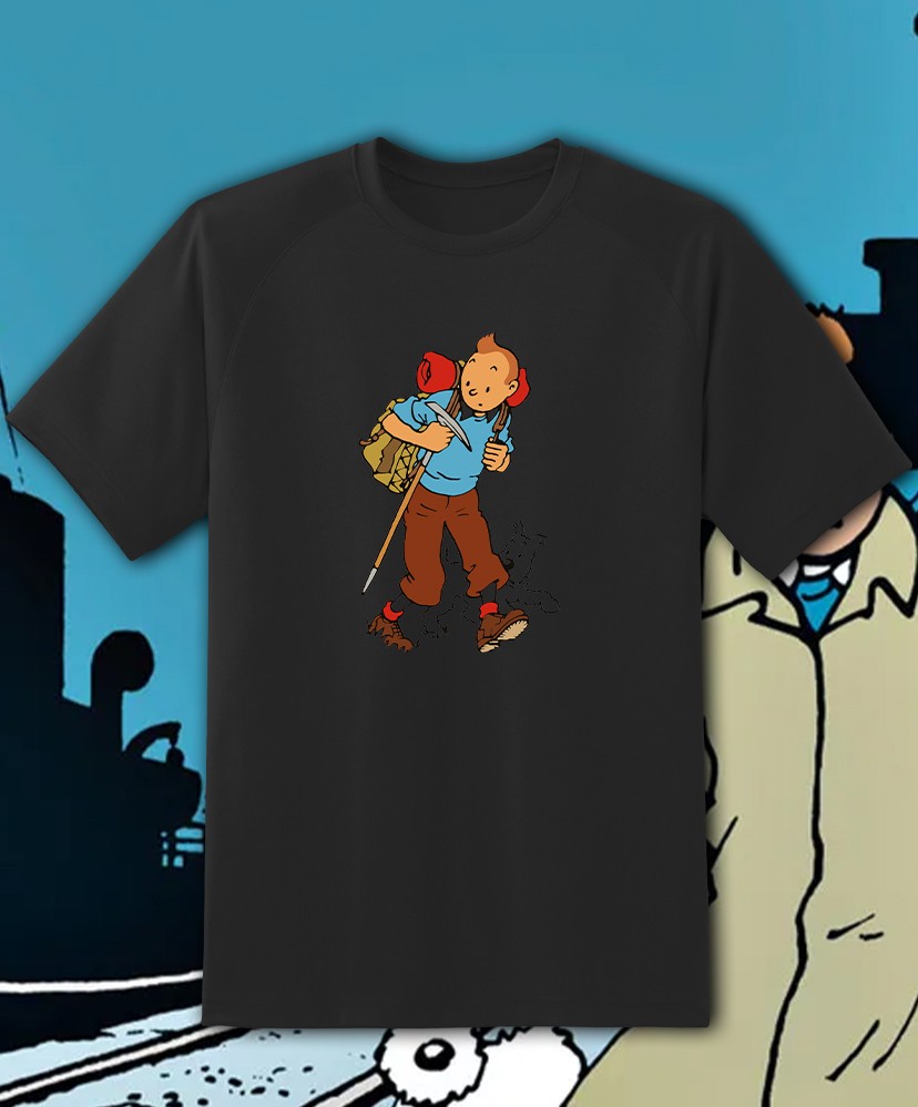 Les Aventures De Tintin  T shirt Adult & Youth sizes FAST SHIP