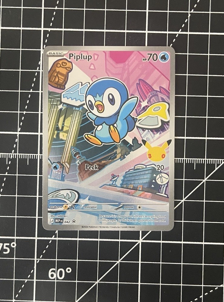 Piplup 042 Me Mega Evolution Promo Holo Near Mint Piplup 042 Me Mega Evolution Promo Holo Near Mint