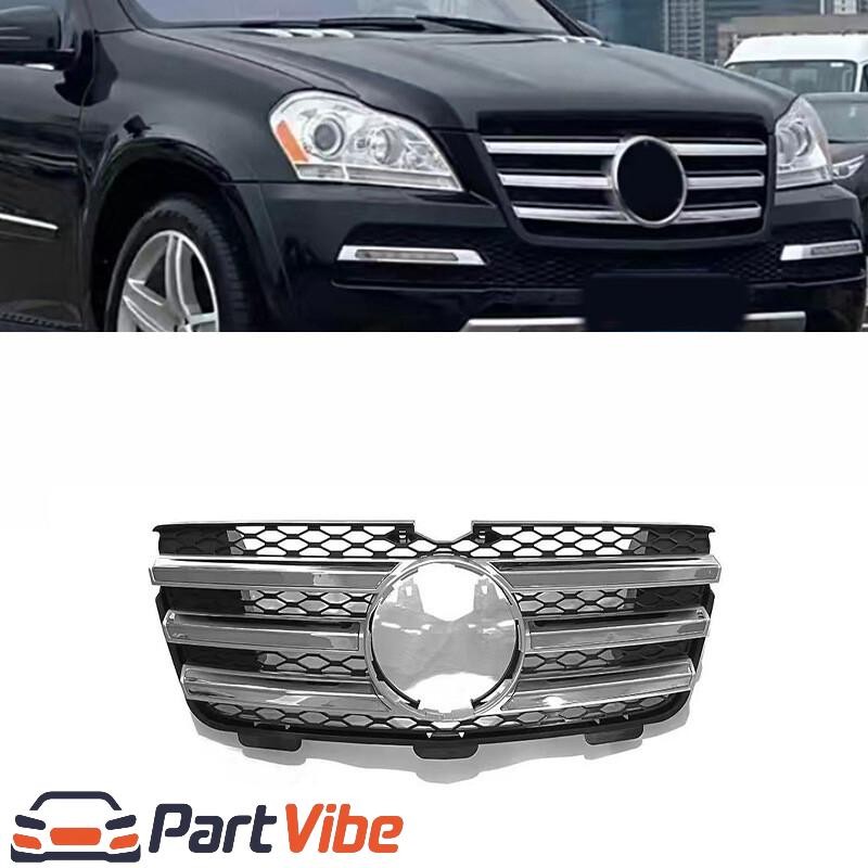 For Mercedes GL Class X164 SUV  2007-2012  ABS Silver Black Front Grille A Style