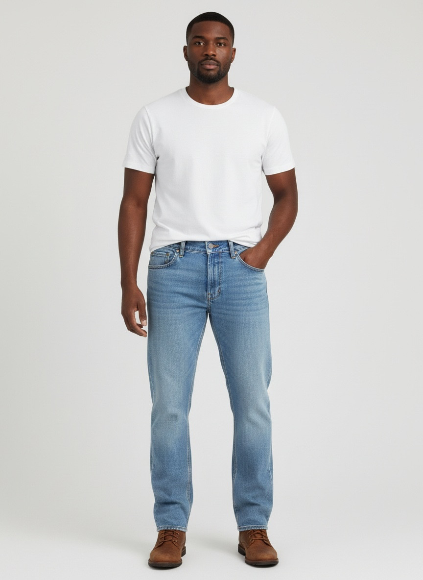 Wrangler Authentics Men\'s Classic 5-Pocket Regular Fit Jean Light Stonewash Wrangler Authentics Men\'s Classic 5-Pocket Regular Fit Jean Light Stonewash