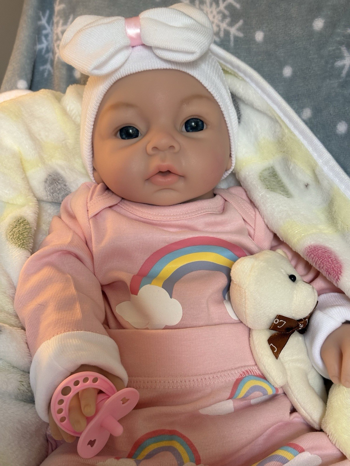 Silicone Reborn Baby Doll Girl Lifelike Floppy Squishy Newborn 20” Silicone Reborn Baby Doll Girl Lifelike Floppy Squishy Newborn 20”