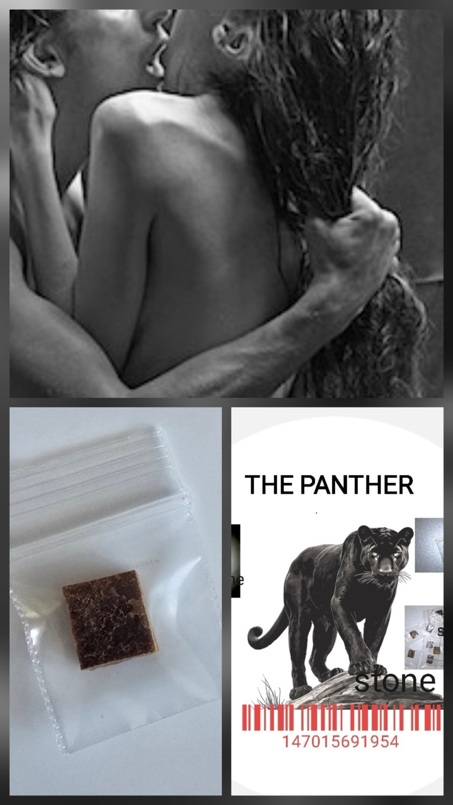 🔥THE PANTHER a powerful delay ejaculation 🔥(original black stone) for Men