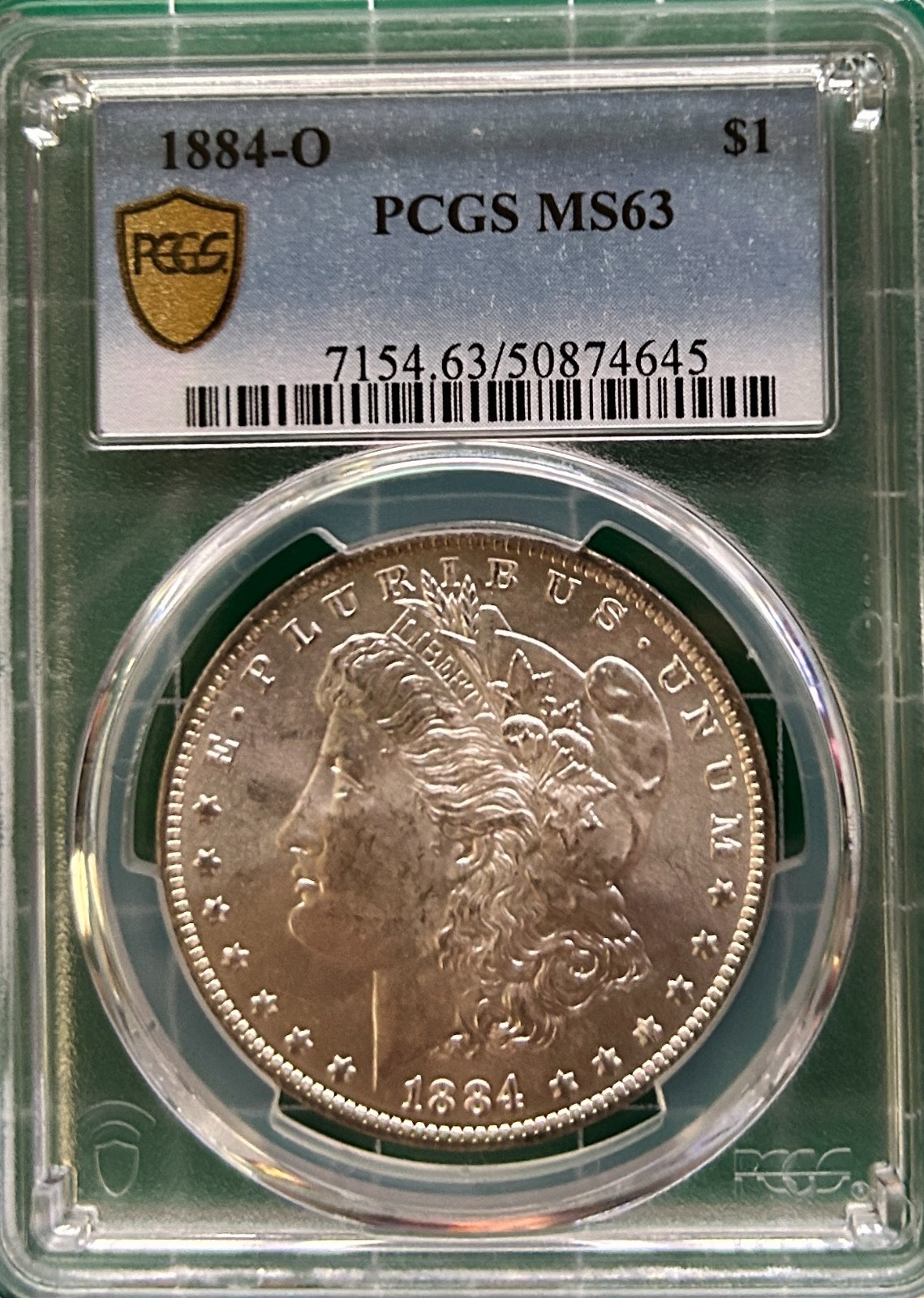 1884-O Morgan Silver Dollar $1 PCGS MS63 \ 1884-O Morgan Silver Dollar $1 PCGS MS63 \