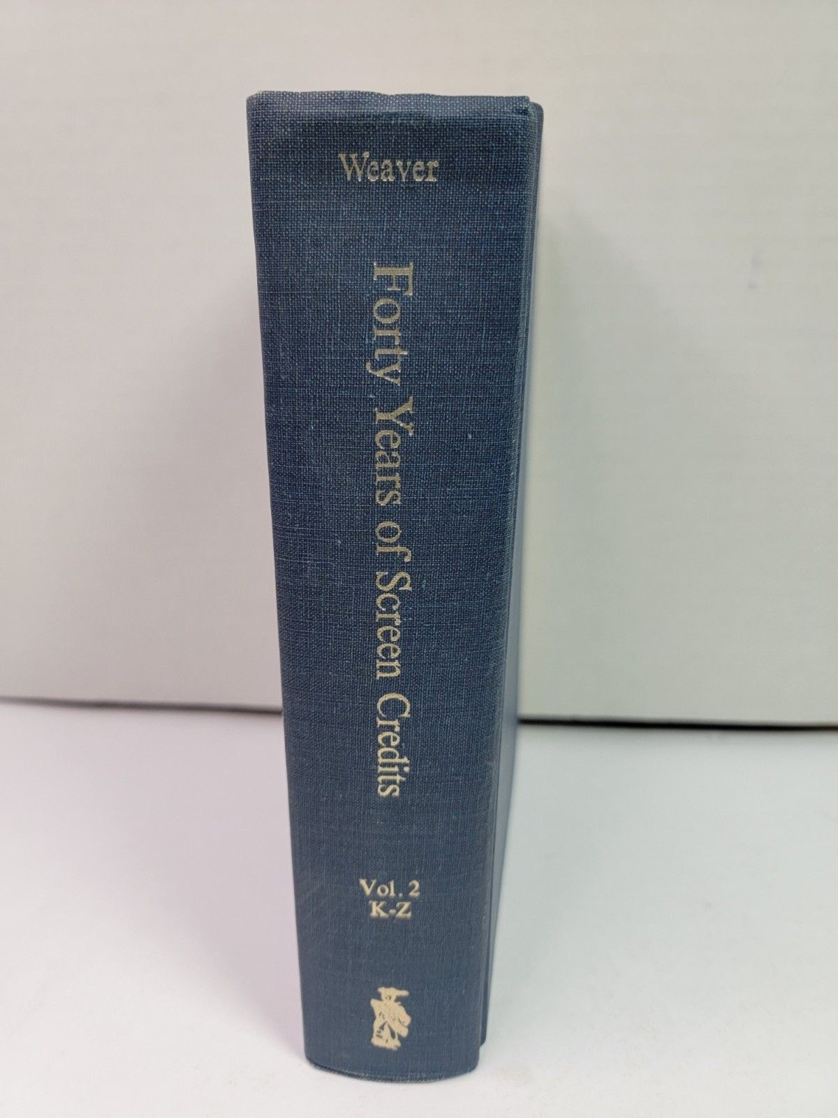 Forty Years of Screen Credits 1929-1969 Vol 2 K-Z John T Weaver 1970 Hardcover Forty Years of Screen Credits 1929-1969 Vol 2 K-Z John T Weaver 1970 Hardcover