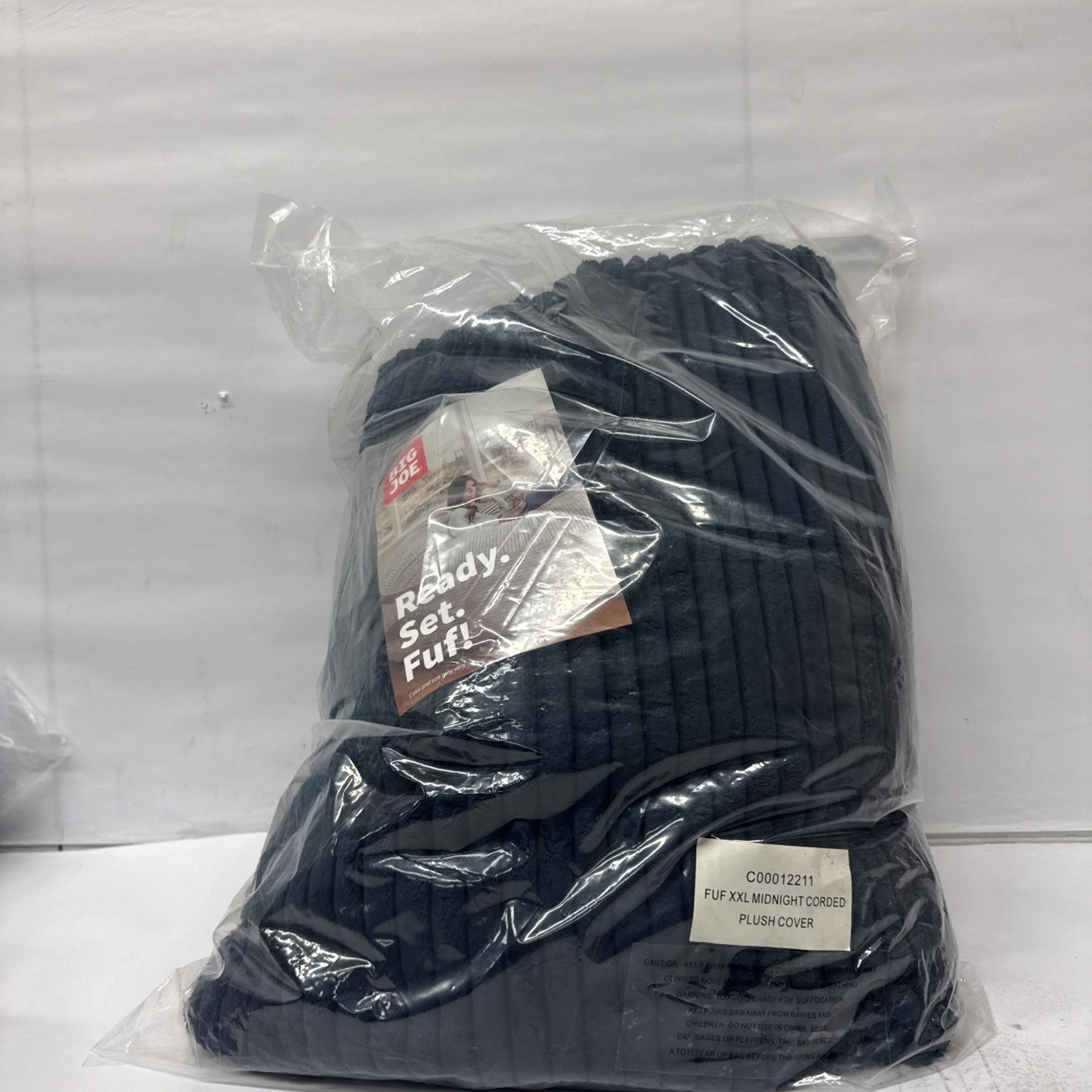 Big Joe Fuf Replacement Cover XXL Midnight Plush Corded