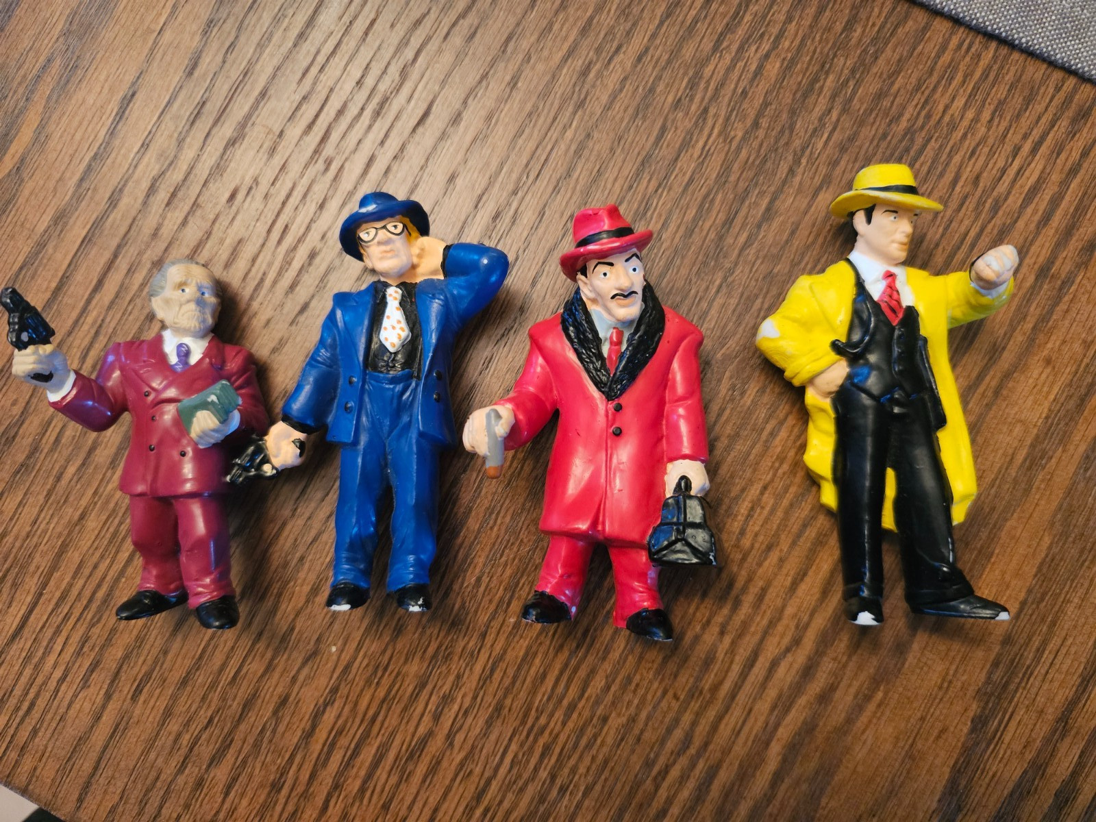Vintage 1990 Dick Tracy Applause Disney Lot of 4 PVC Figures Vintage 1990 Dick Tracy Applause Disney Lot of 4 PVC Figures
