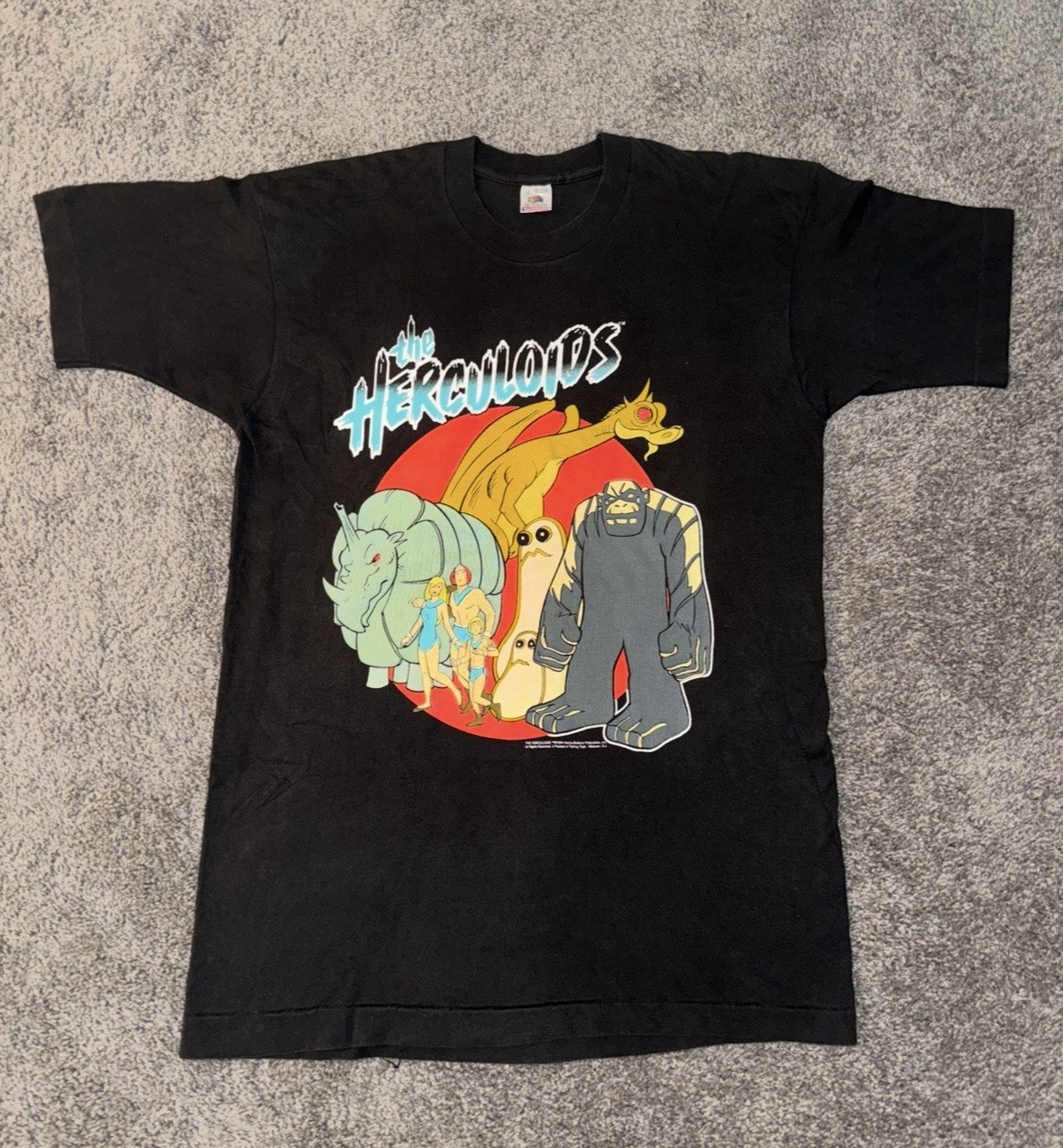 Herculoids 1994 Talking Tops Comic Shirt Size Large Vintage Rare Herculoids 1994 Talking Tops Comic Shirt Size Large Vintage Rare