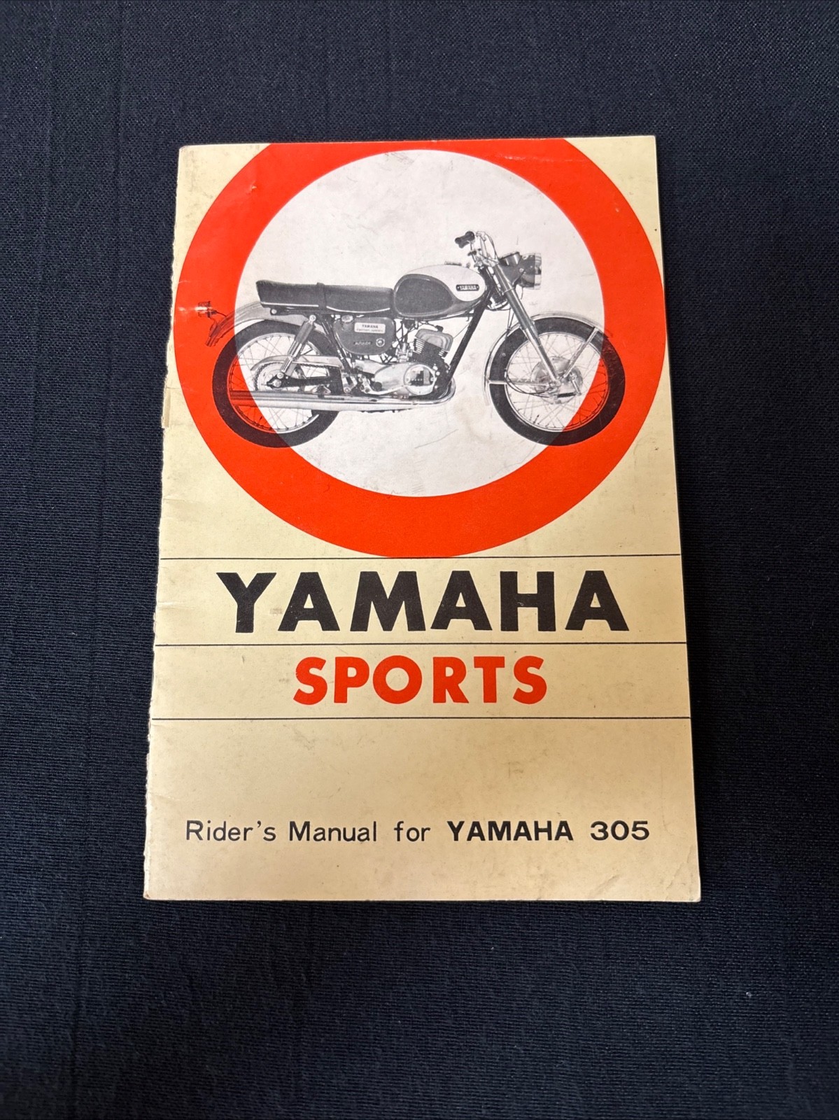 Vintage Yamaha 305 Sports Rider's Manual