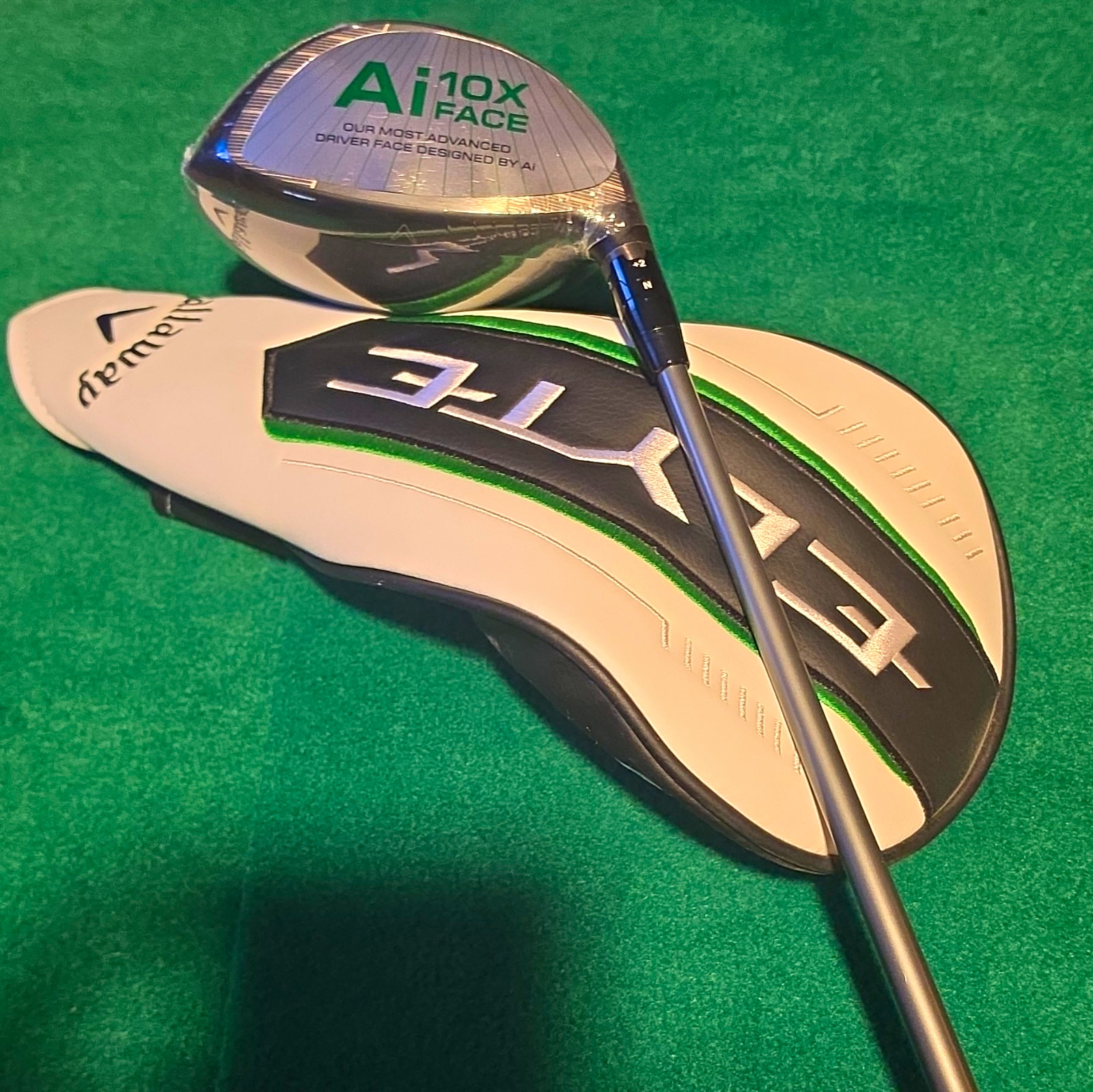 Callaway ELYTE Ai 10X Face Driver 10.5° Loft LH Regular Flex Graphite Shaft