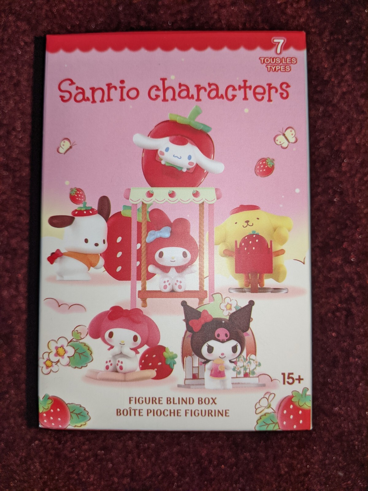 MINISO Sanrio Characters Strawberry Farm Series, New Open Box, Confirmed Kuromi