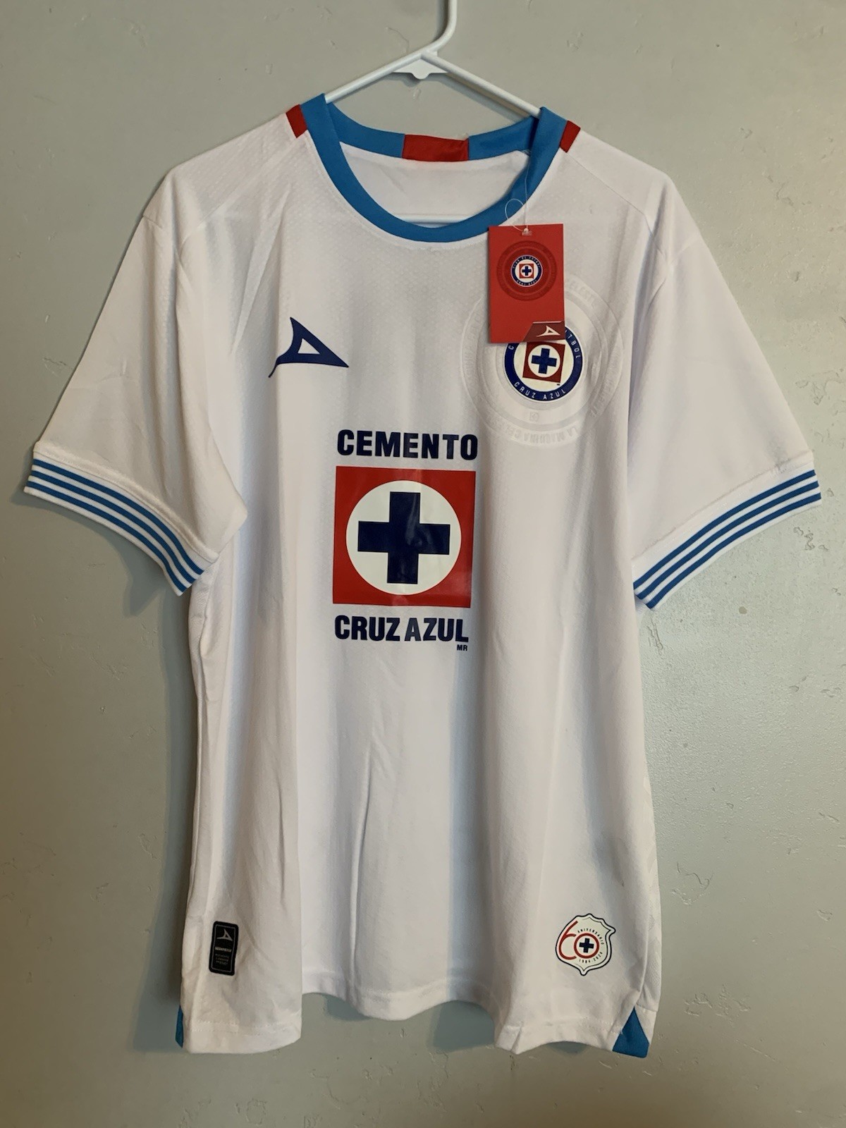 Authentic Pirma Cruz Azul Away Jersey 25/26 Size L