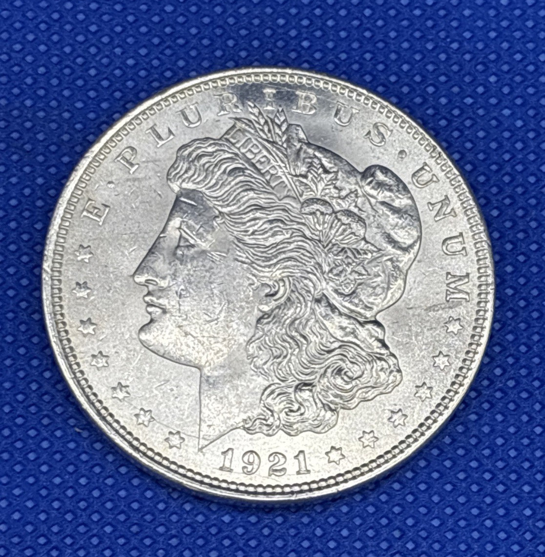 1921 US Morgan Silver Dollar $1 - UNC