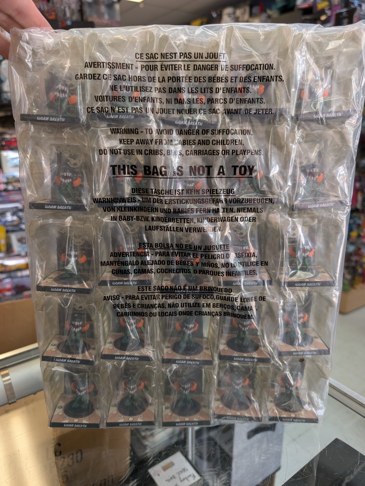Worm Breath Sealed 25 Pack Promo | Creepy Freaks 3D Trading Card | Wizkids 2003 Worm Breath Sealed 25 Pack Promo | Creepy Freaks 3D Trading Card | Wizkids 2003