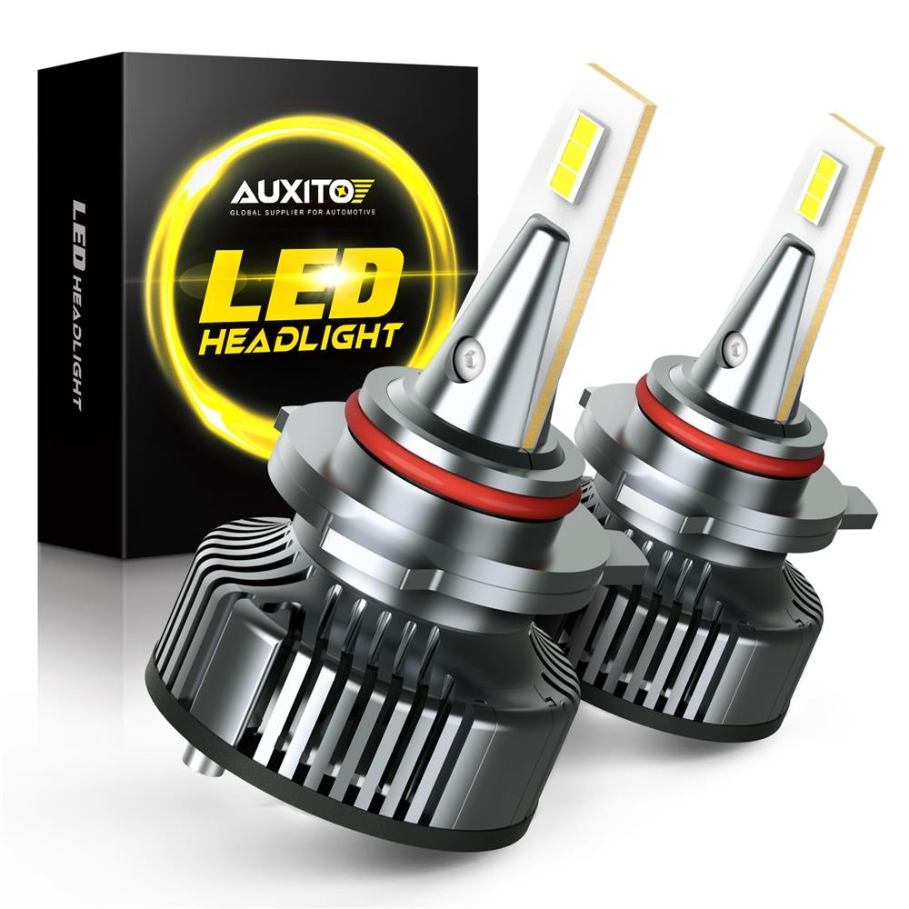 2X AUXITO 9012 LED Headlight Bulbs HI LOW Beam High Power White Bright Y13 EAK